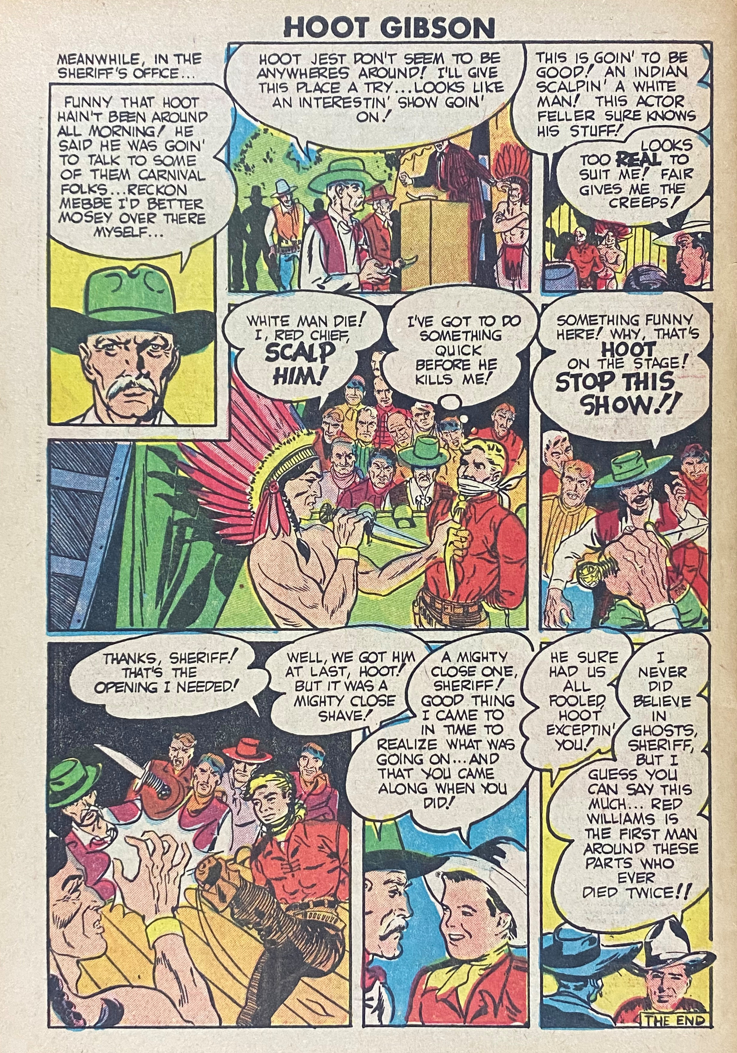 Read online Hoot Gibson comic -  Issue #3 - 32