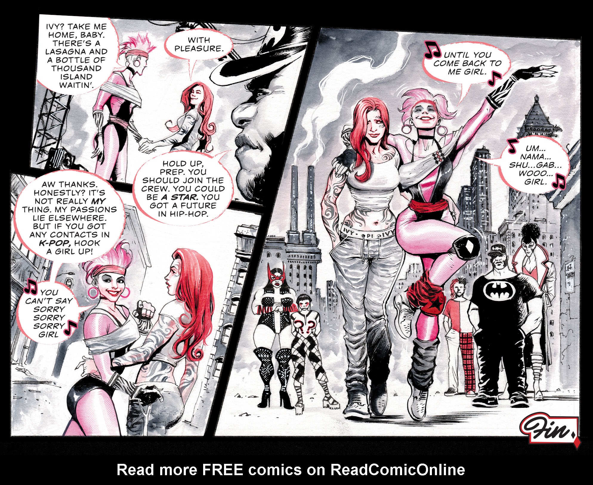 Read online Harley Quinn Black   White   Red comic -  Issue #4 - 23
