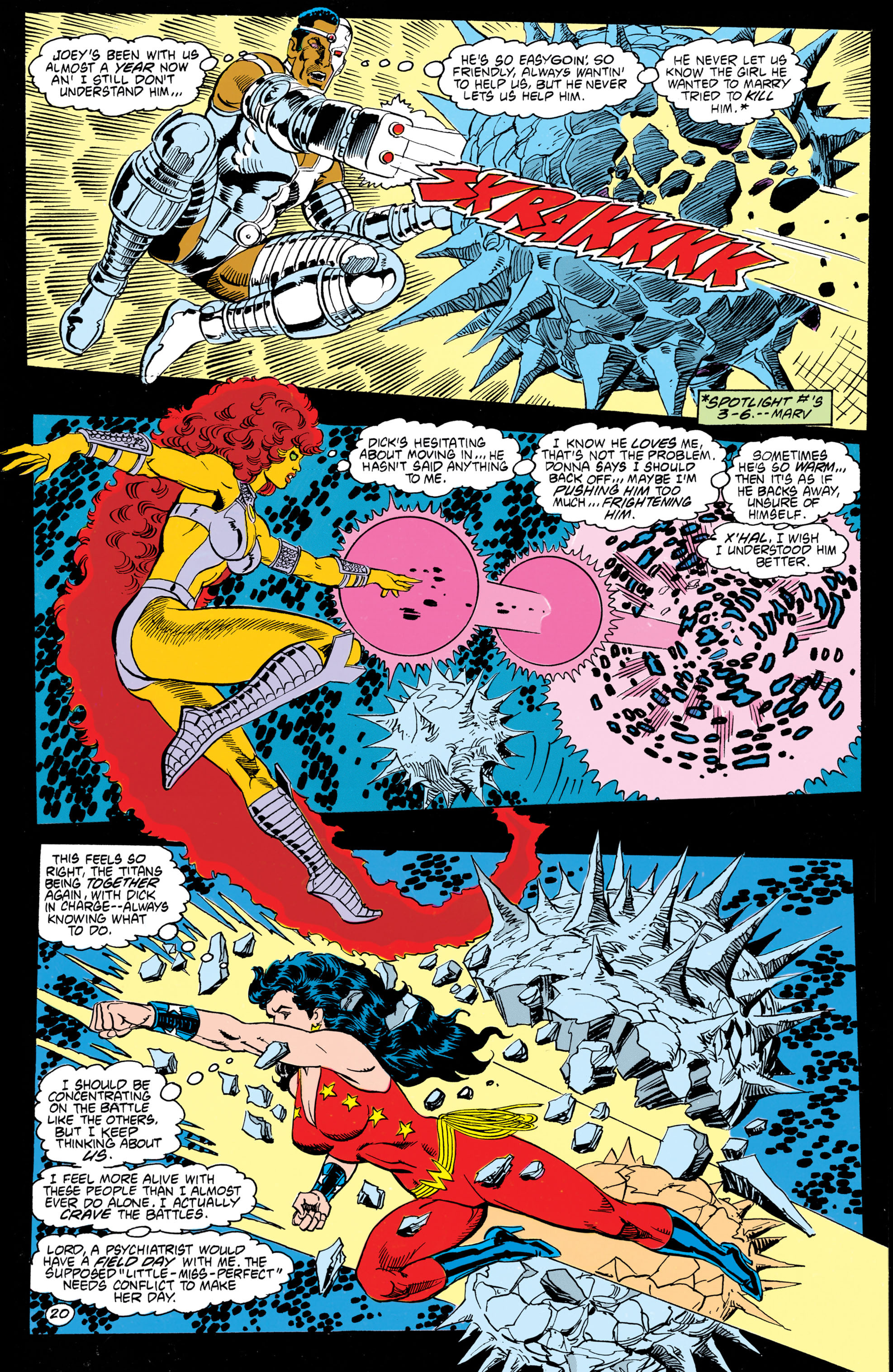 Read online The New Teen Titans (1984) comic -  Issue #35 - 21