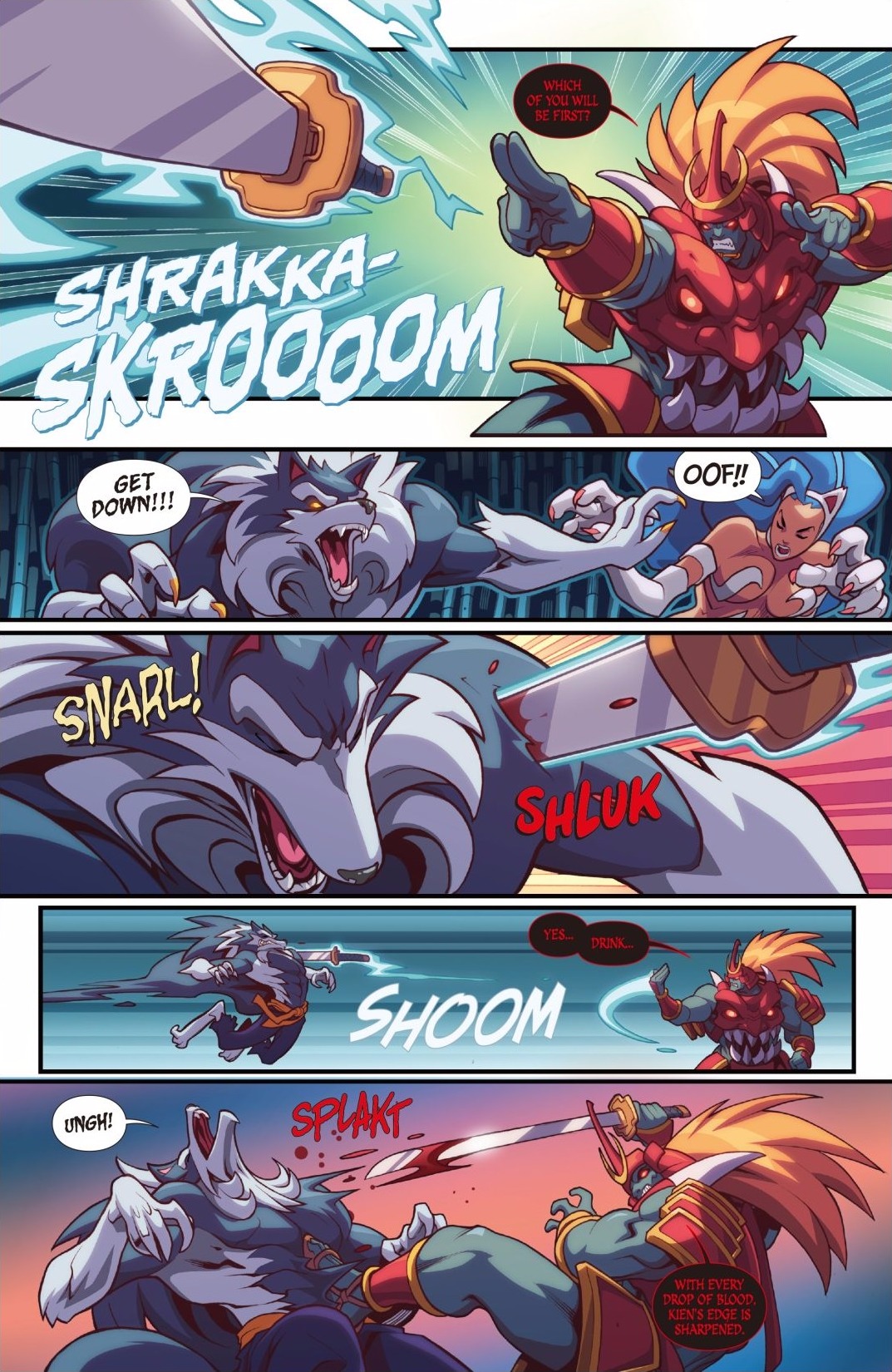 Read online Street Fighter VS Darkstalkers comic -  Issue #5 - 6