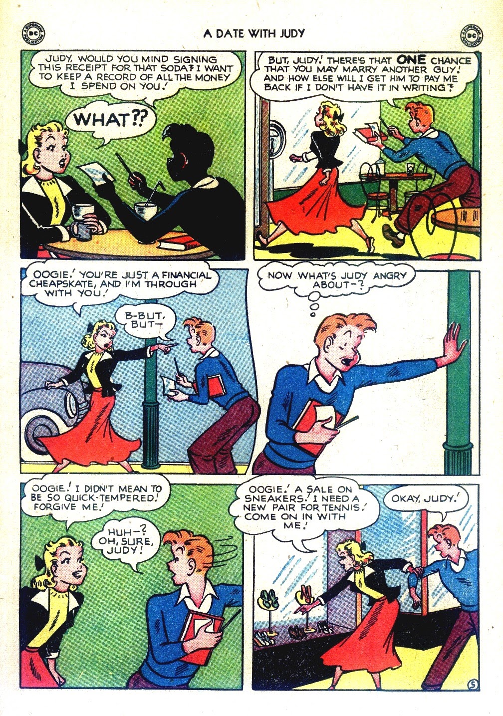 Read online A Date with Judy comic -  Issue #11 - 47