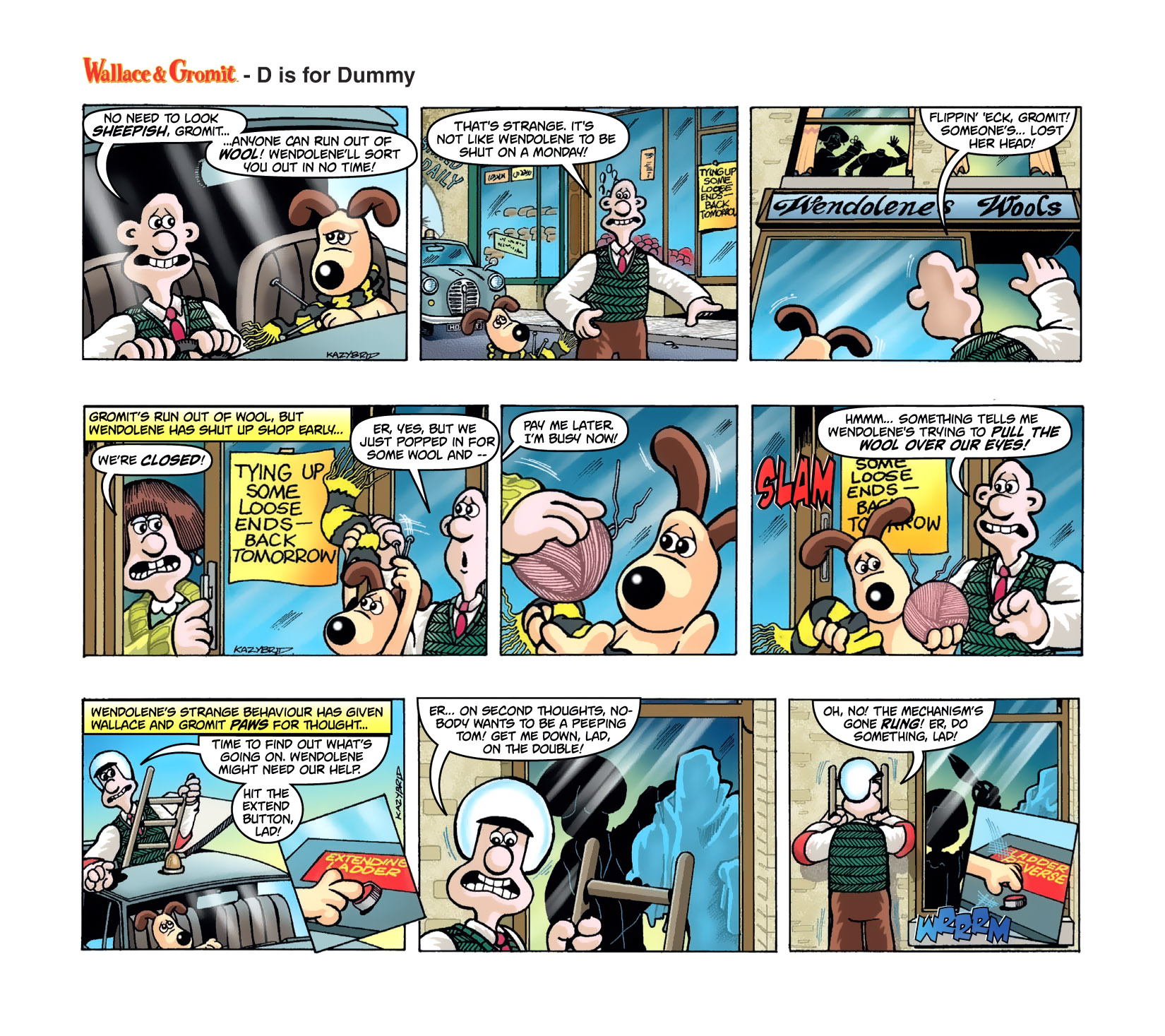 Read online Wallace & Gromit Dailies comic -  Issue #8 - 2