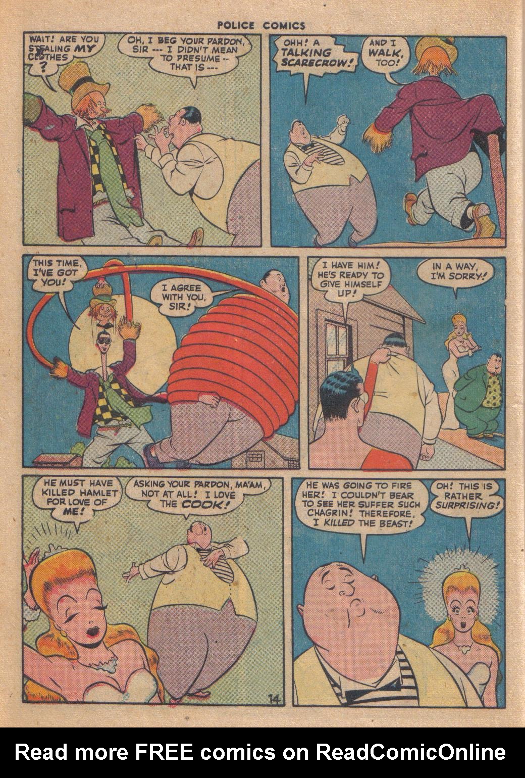 Read online Police Comics comic -  Issue #62 - 16