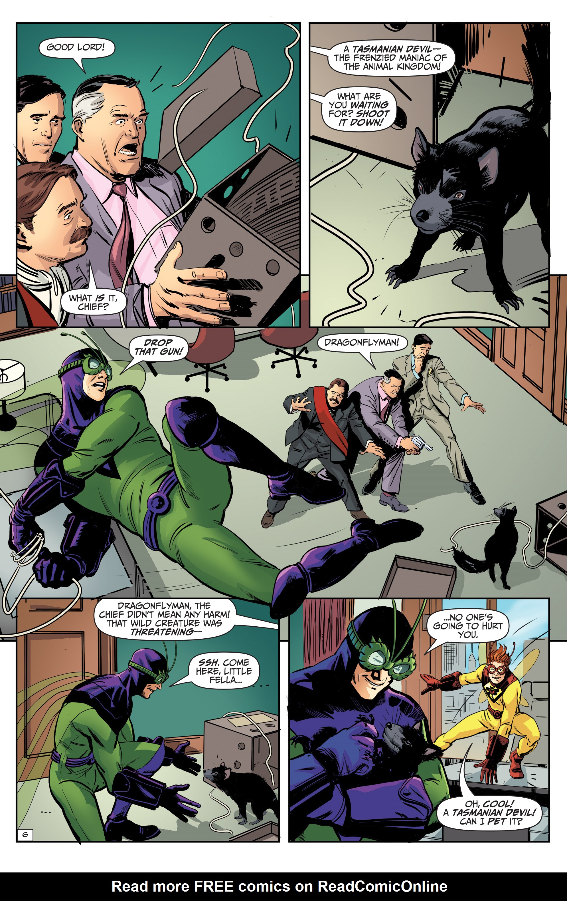 Read online Dragonfly & Dragonflyman comic -  Issue #1 - 8