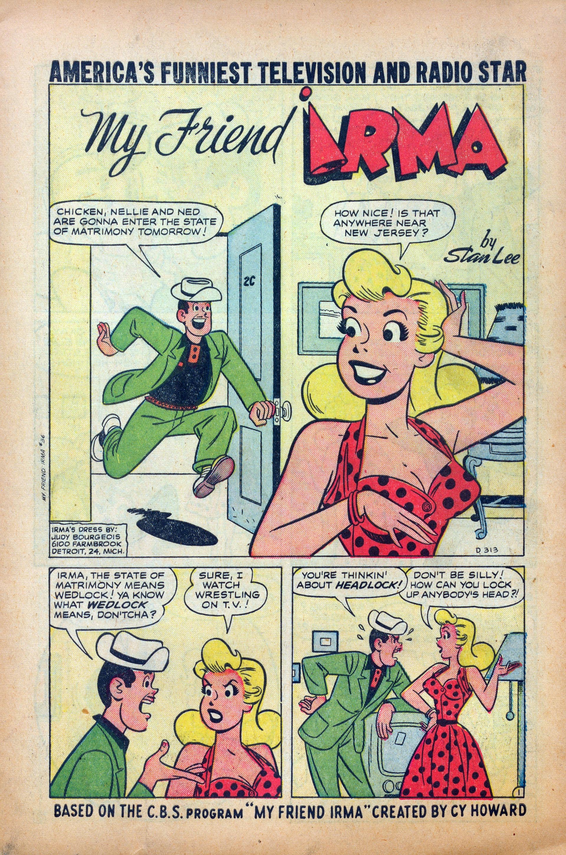 Read online My Friend Irma comic -  Issue #36 - 3