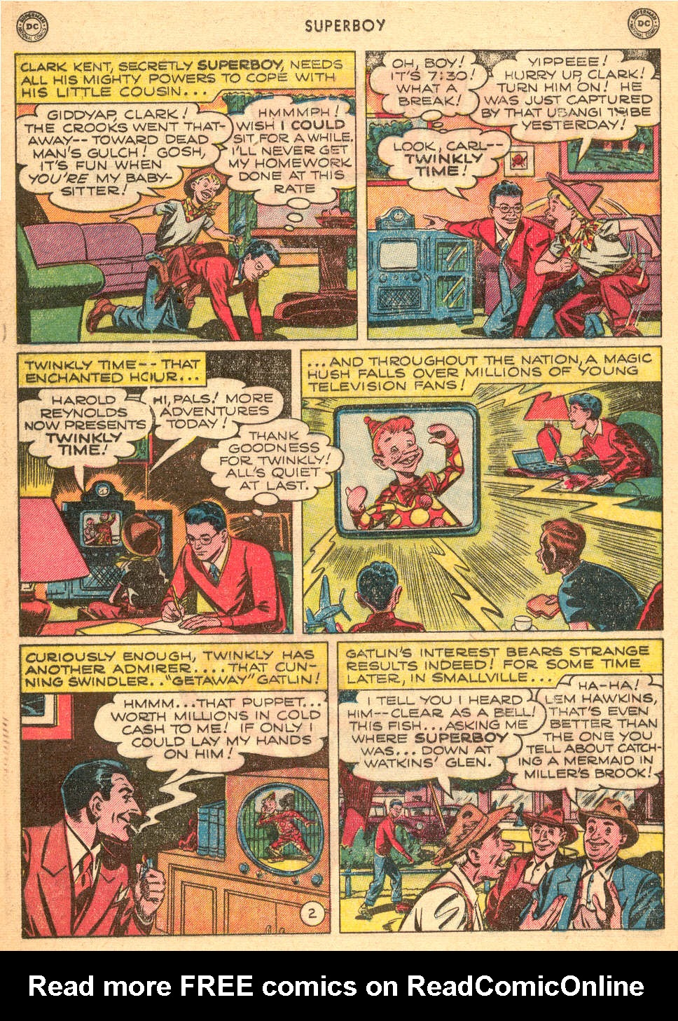 Read online Superboy (1949) comic -  Issue #12 - 15