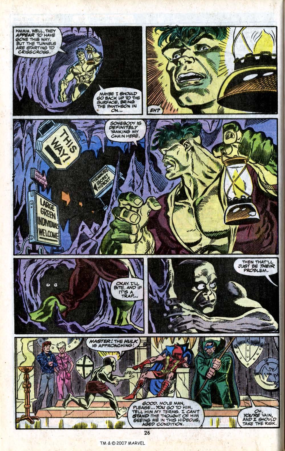 Read online The Incredible Hulk Annual comic -  Issue #17 - 28