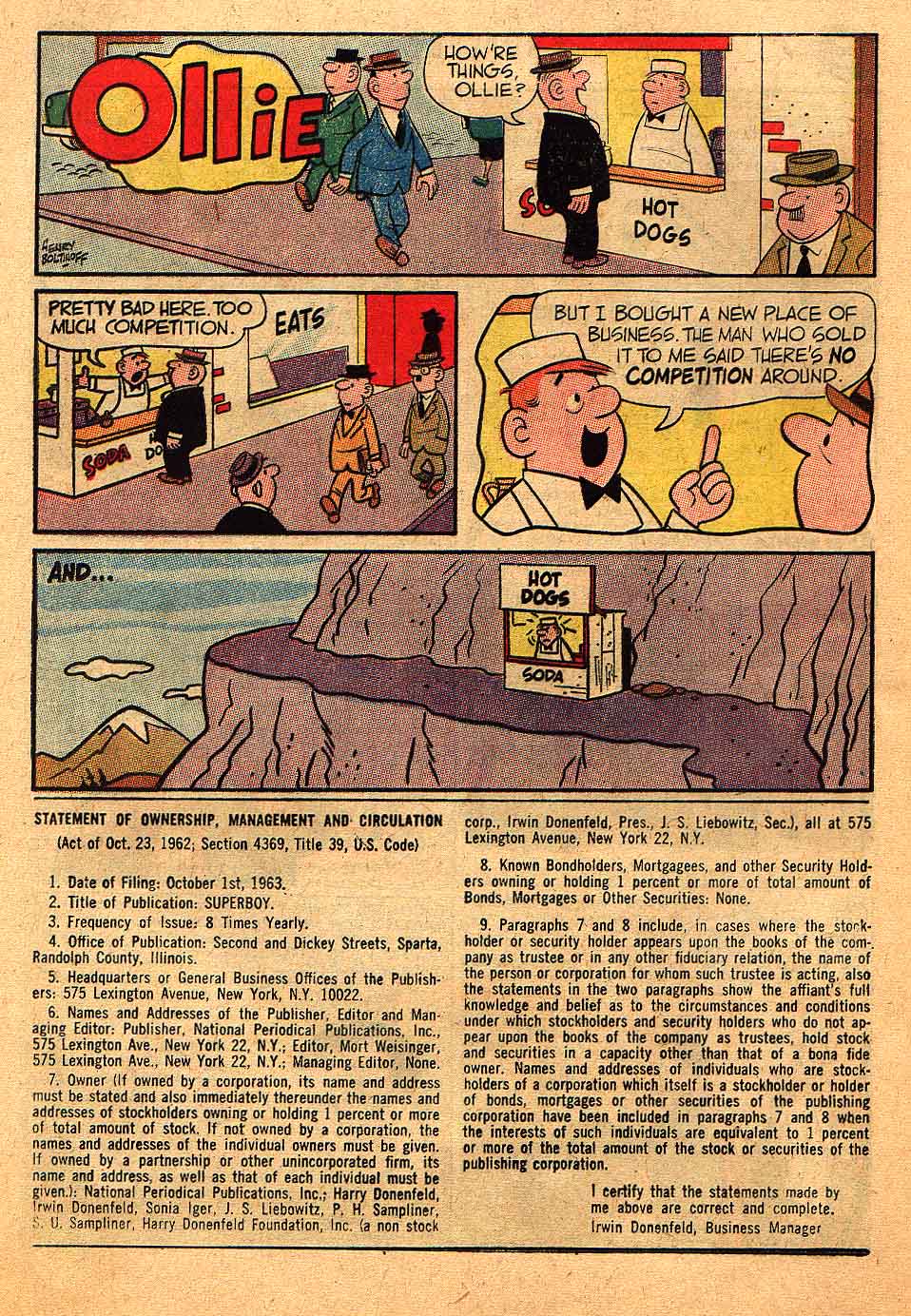 Read online Superboy (1949) comic -  Issue #111 - 28