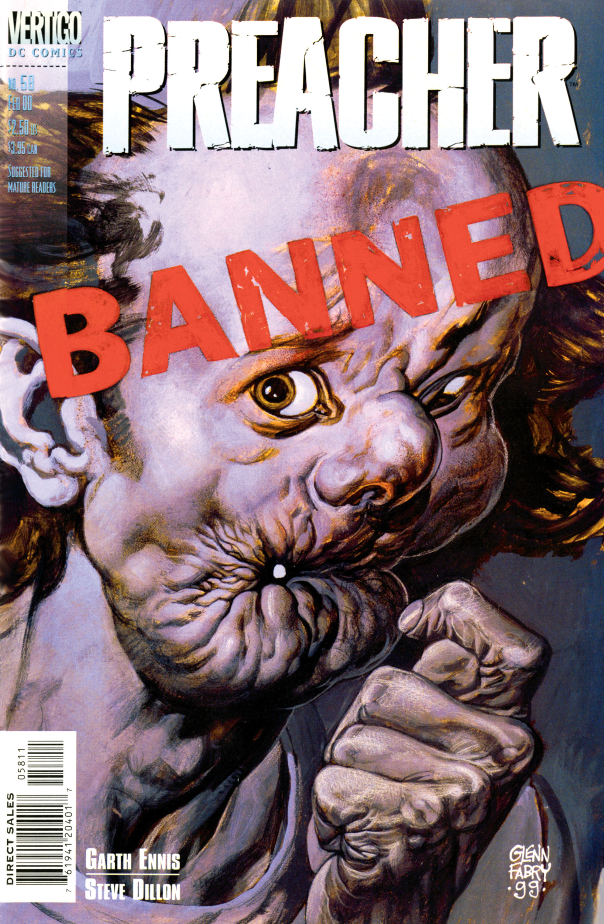 Read online Preacher comic -  Issue #58 - 1