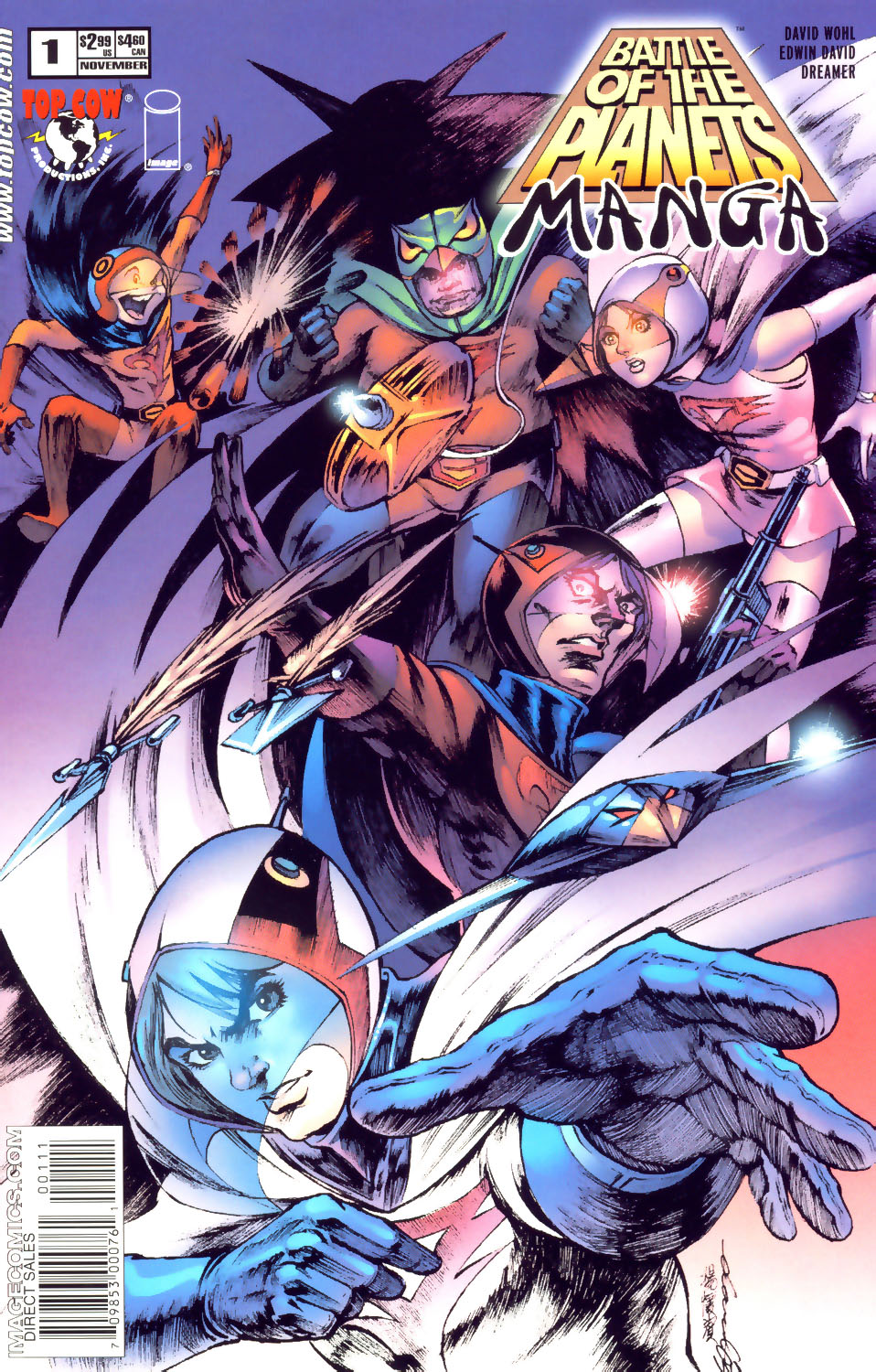 Read online Battle of the Planets: Manga comic -  Issue #1 - 1