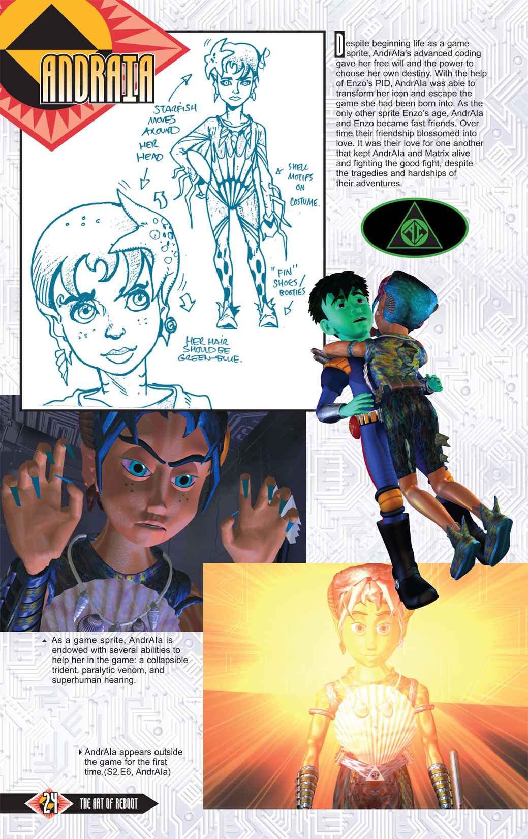 Read online The Art of Reboot comic -  Issue # TPB - 24