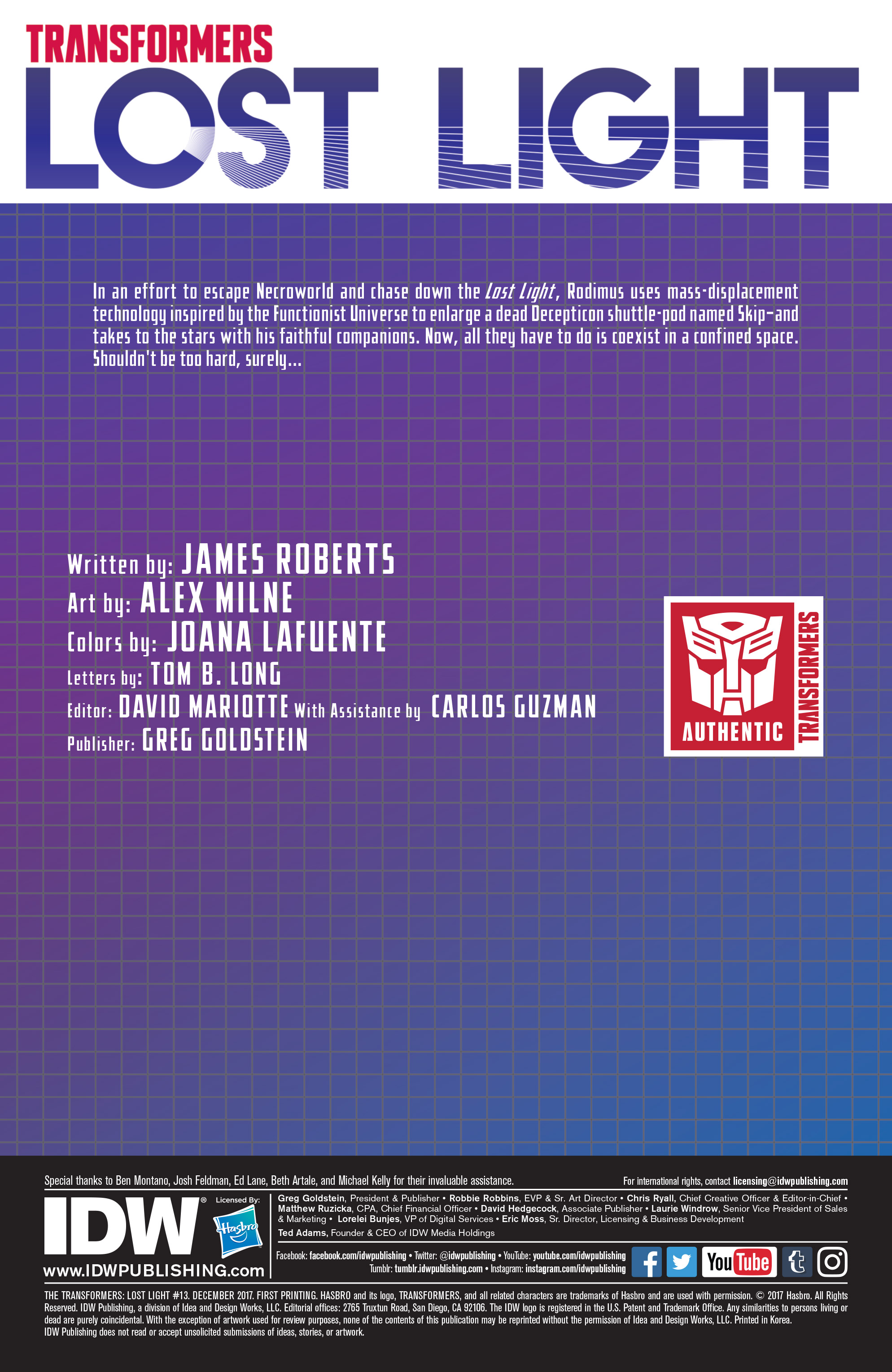 Read online Transformers: Lost Light comic -  Issue #13 - 2