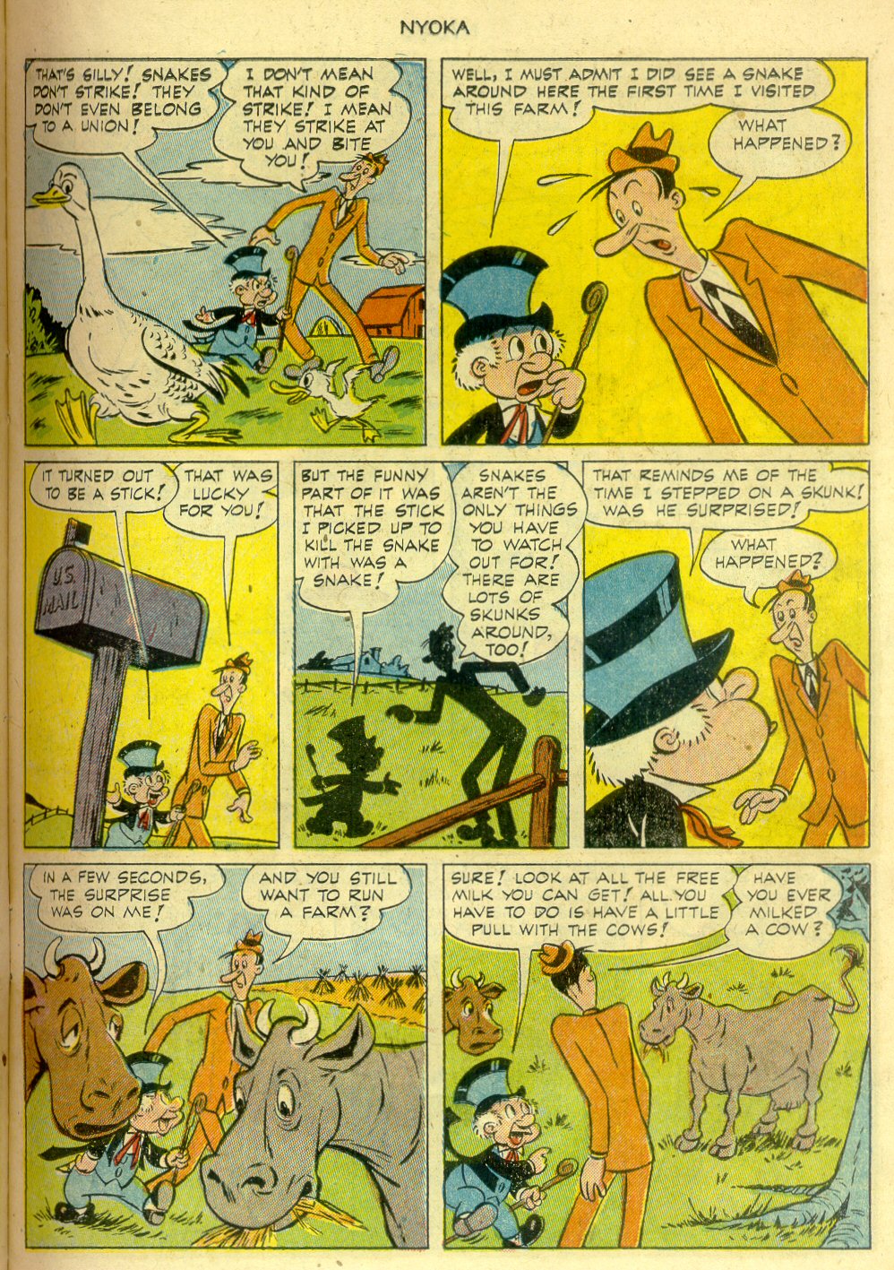 Read online Nyoka the Jungle Girl (1945) comic -  Issue #68 - 14