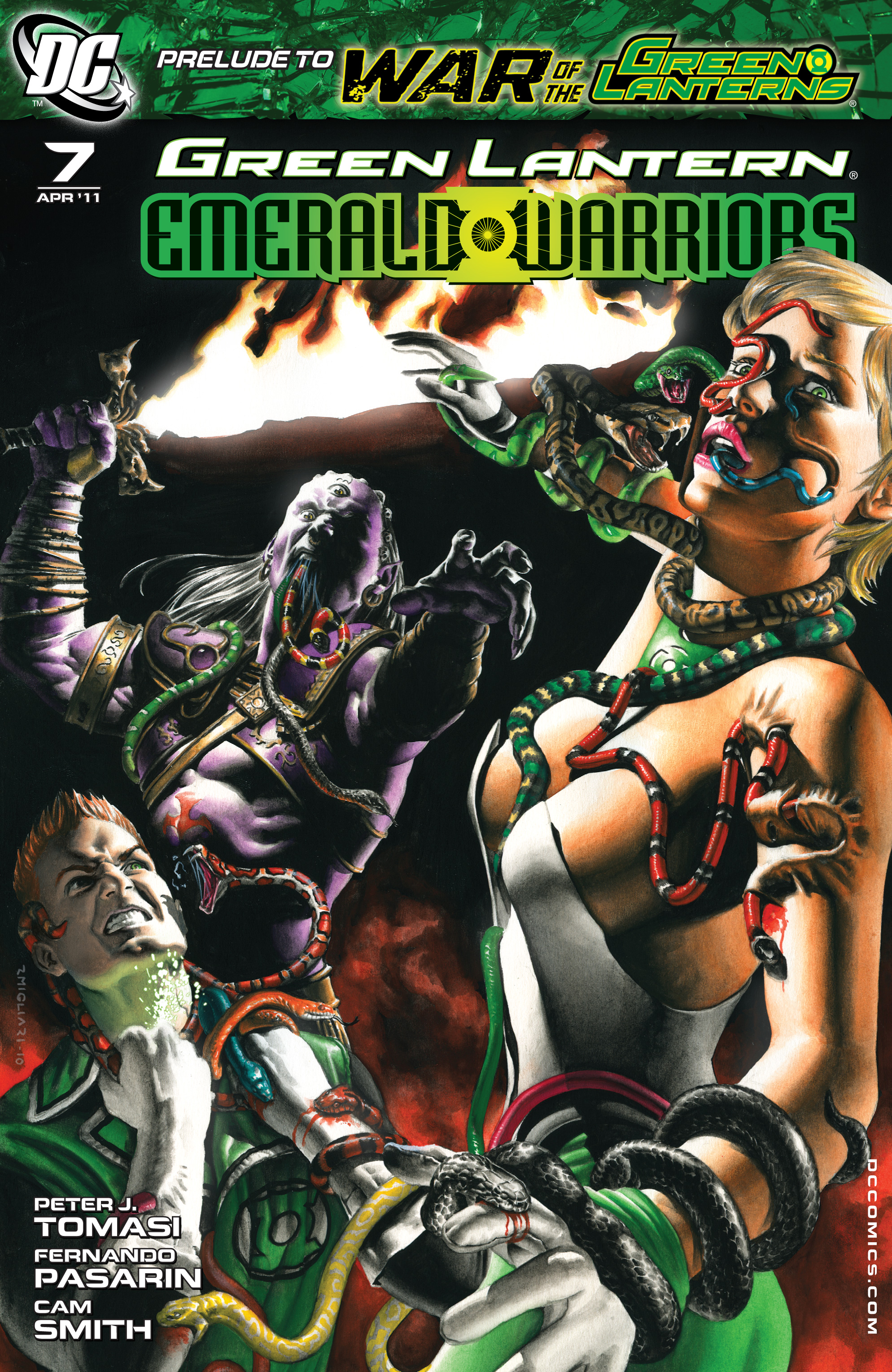 Read online Green Lantern: Emerald Warriors comic -  Issue #7 - 1