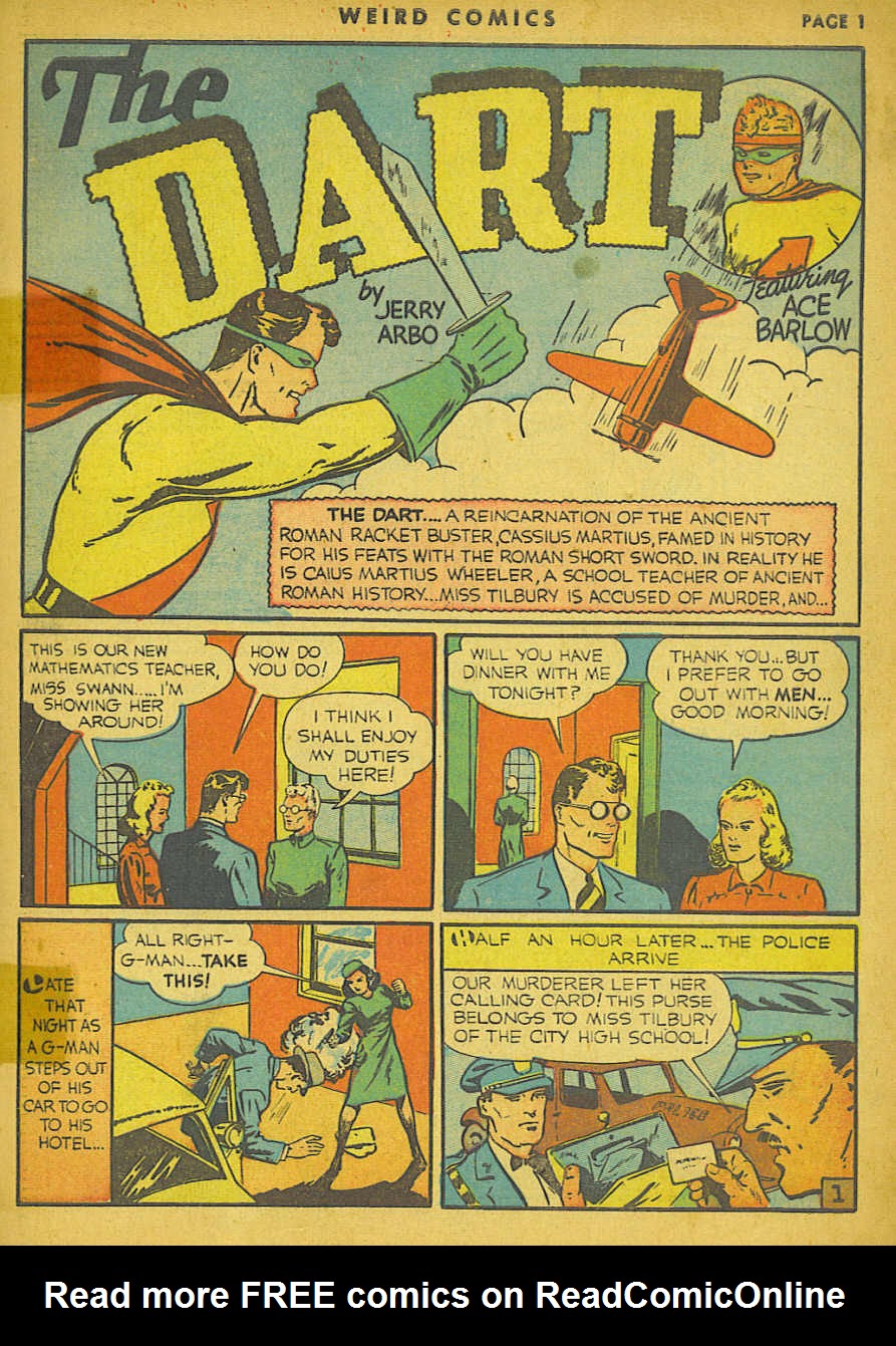 Read online Weird Comics comic -  Issue #9 - 2