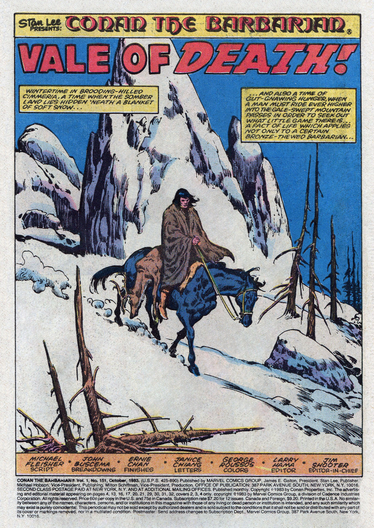 Read online Conan the Barbarian (1970) comic -  Issue #151 - 3