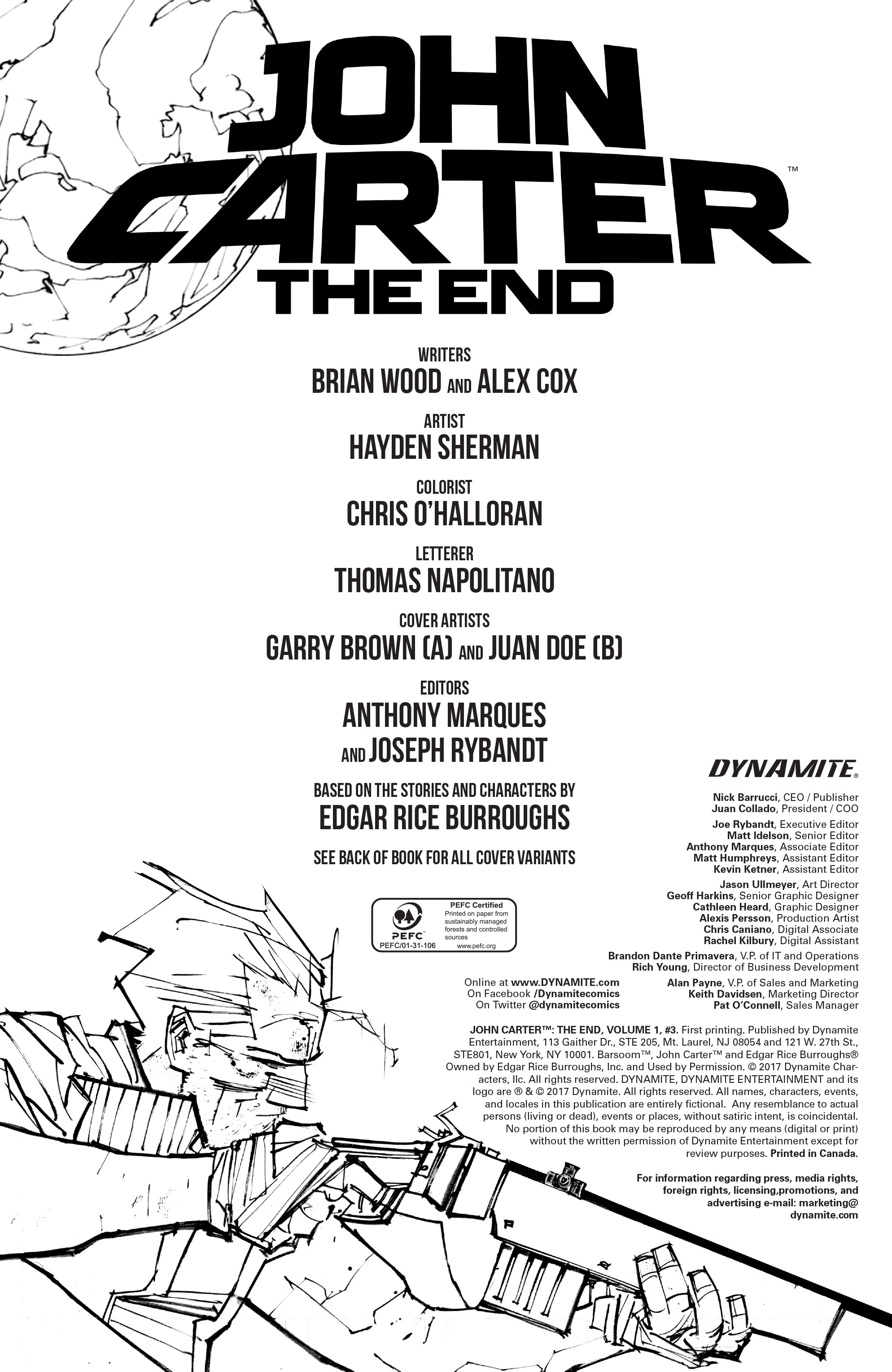 Read online John Carter: The End comic -  Issue #3 - 3