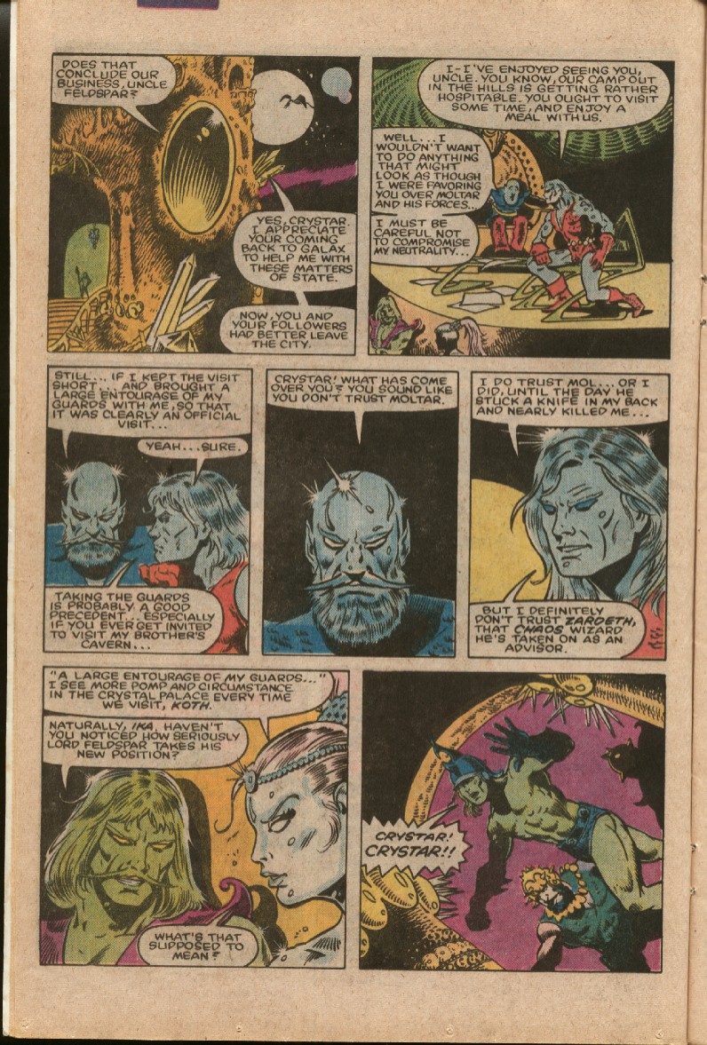 Read online The Saga of Crystar, Crystal Warrior comic -  Issue #6 - 9