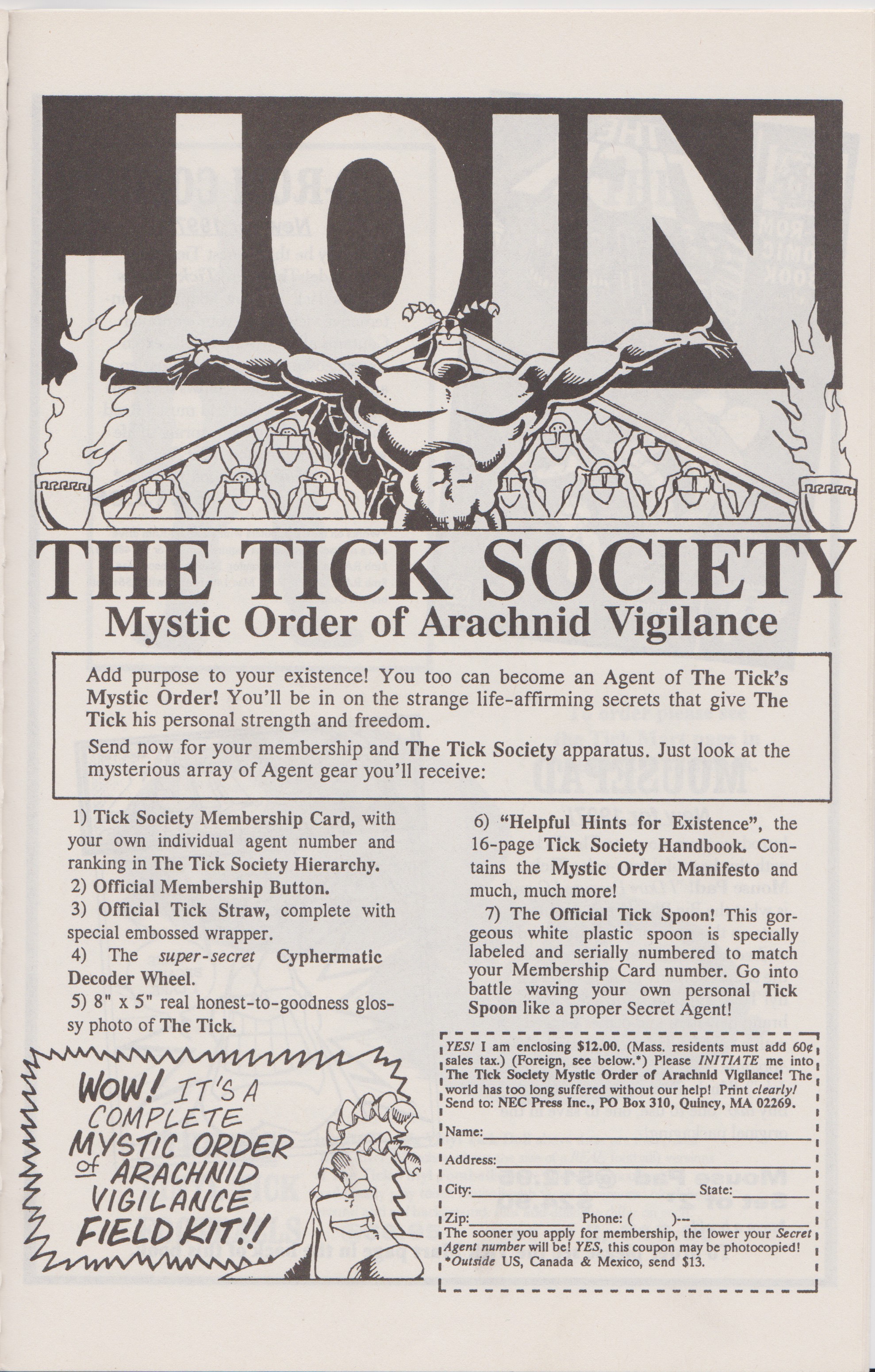 Read online The Tick's Back comic -  Issue # Full - 29