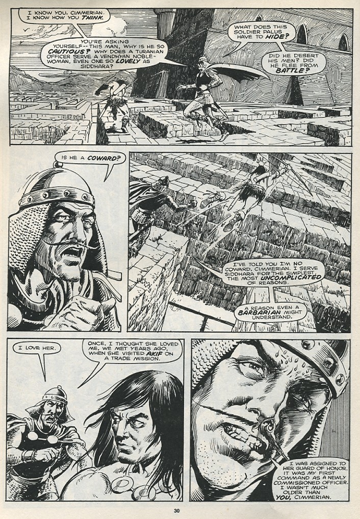 Read online The Savage Sword Of Conan comic -  Issue #174 - 32