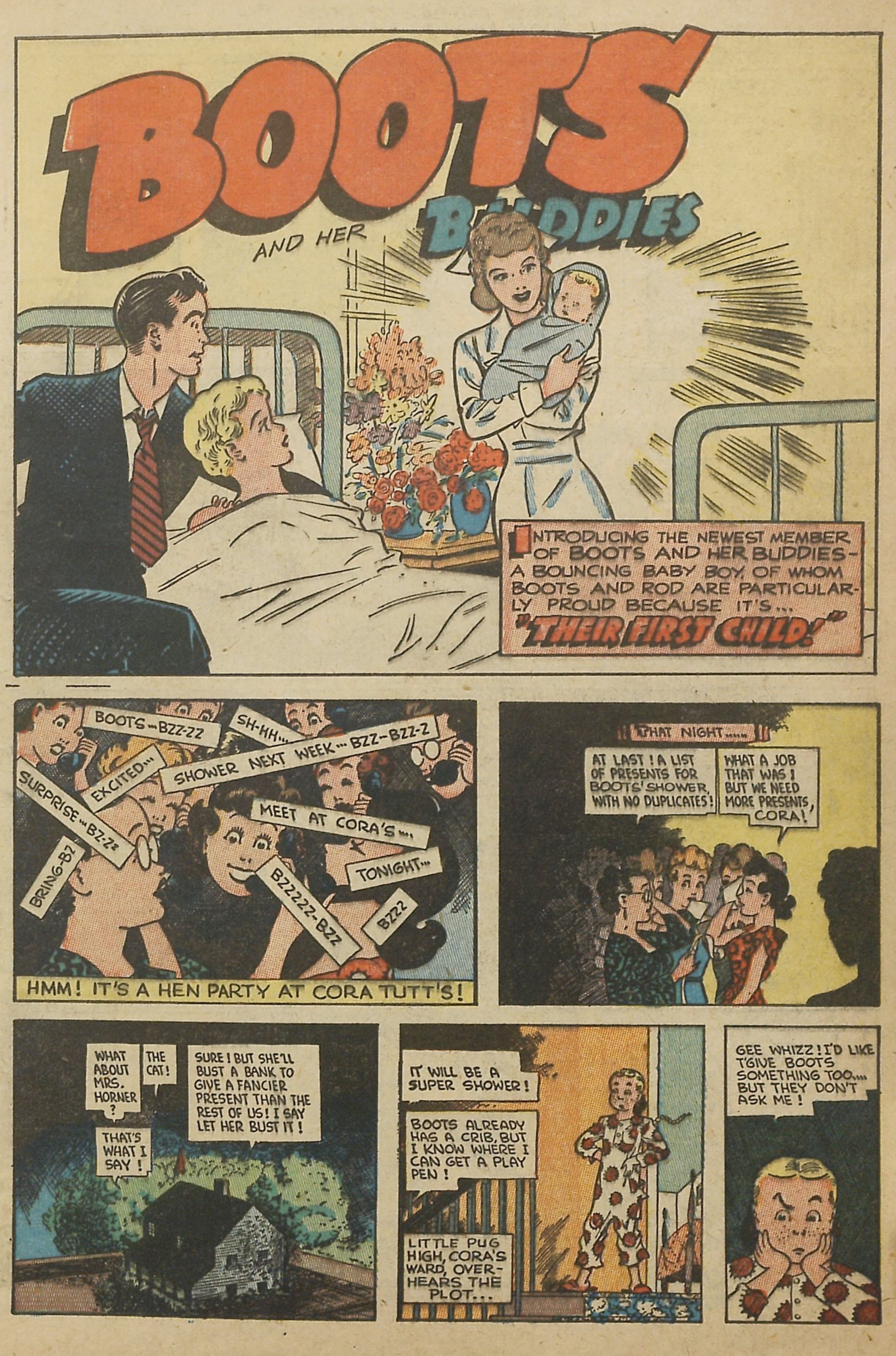 Read online Boots and Her Buddies (1948) comic -  Issue #9 - 9