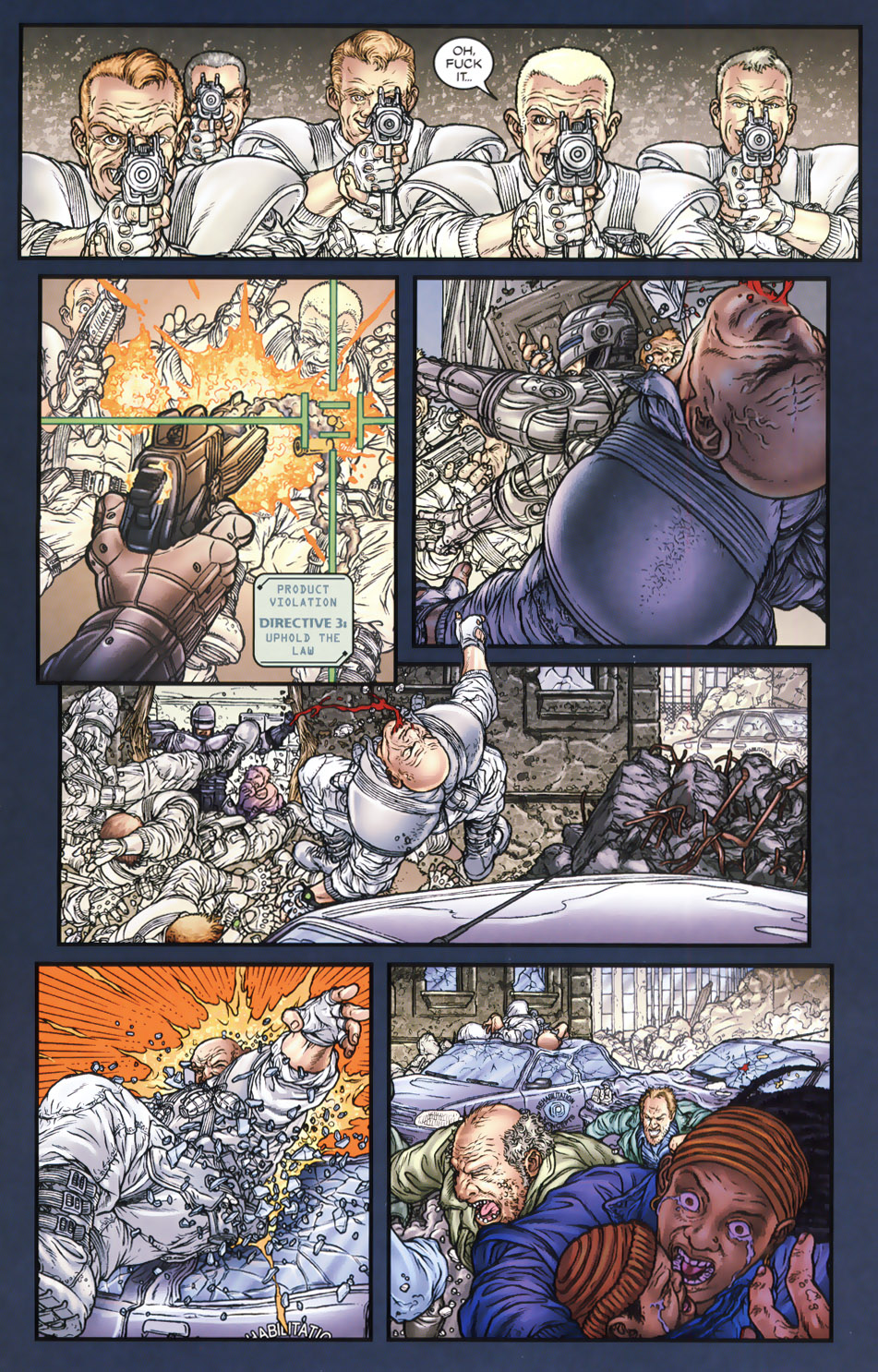 Read online Frank Miller's Robocop comic -  Issue #3 - 16
