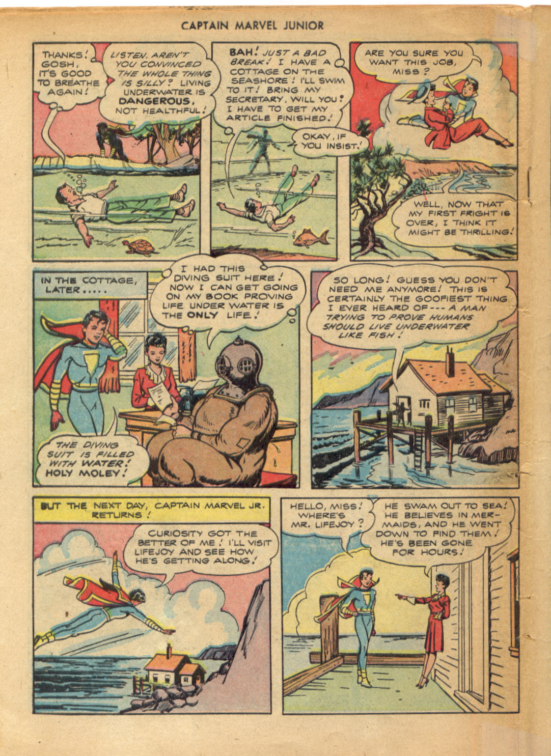 Read online Captain Marvel, Jr. comic -  Issue #54 - 46