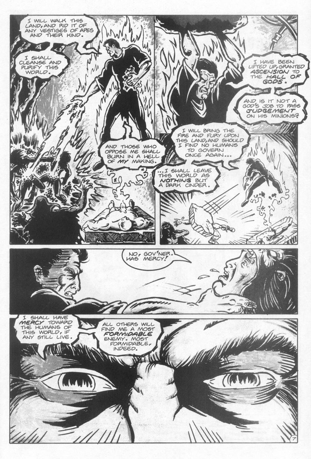 Read online Planet of the Apes (1990) comic -  Issue #21 - 9