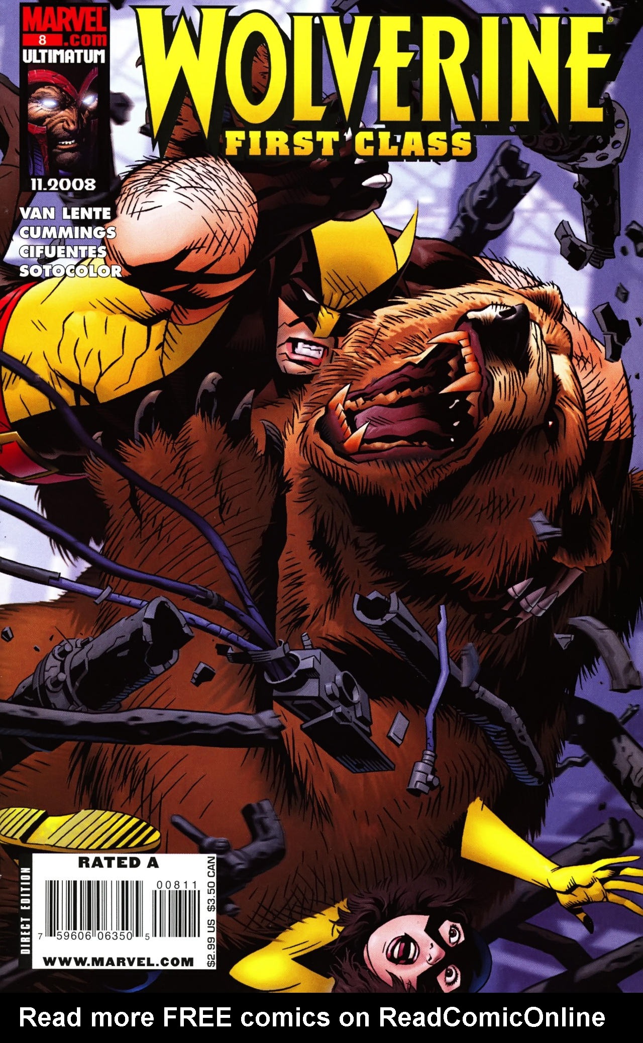 Read online Wolverine: First Class comic -  Issue #8 - 1