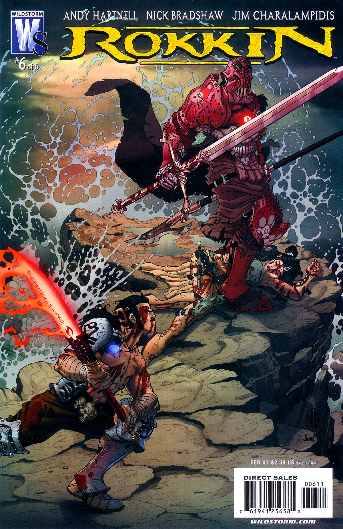 Read online Rokkin comic -  Issue #6 - 1