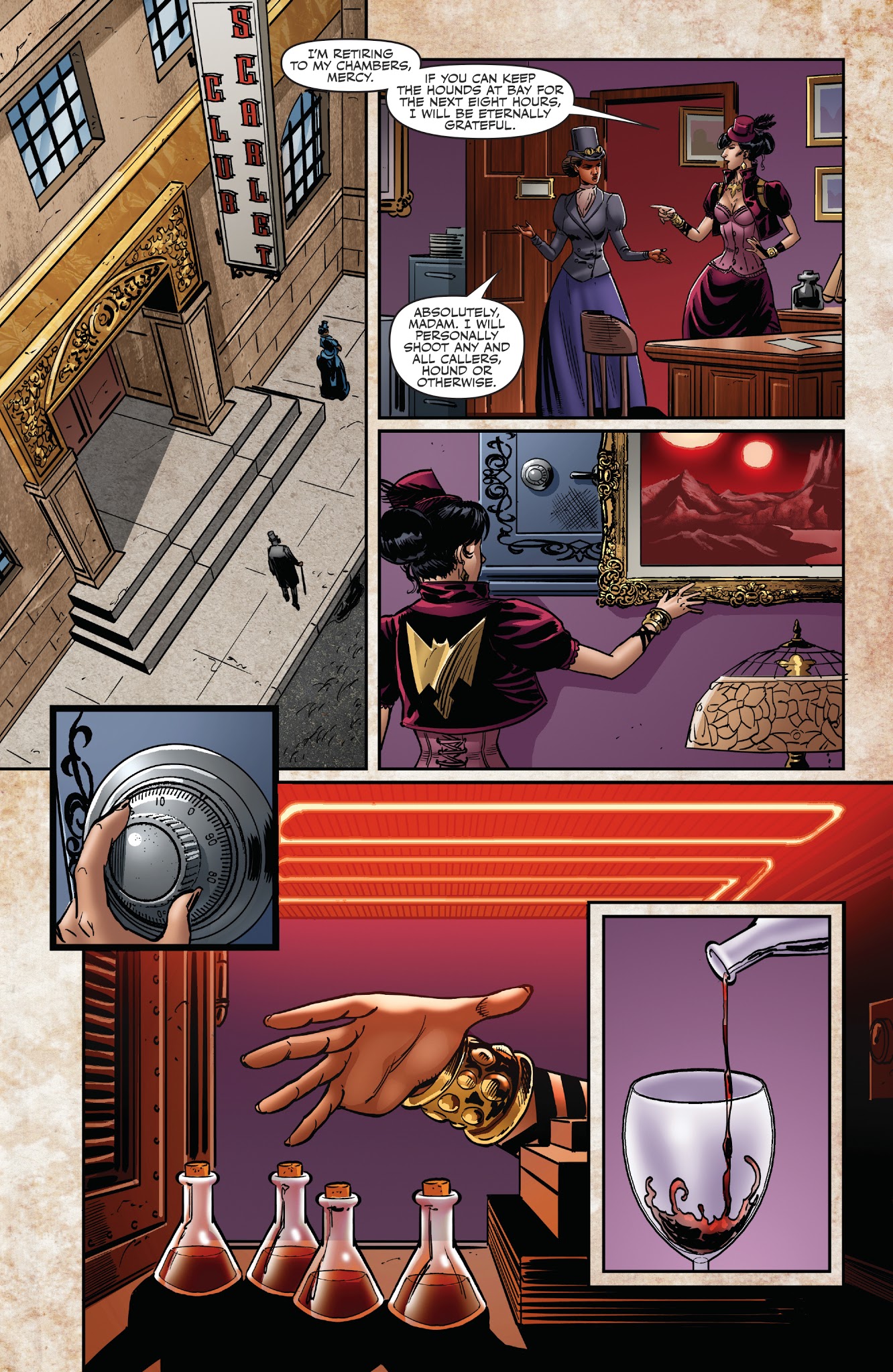 Read online Legenderry: Vampirella comic -  Issue # _TPB - 59