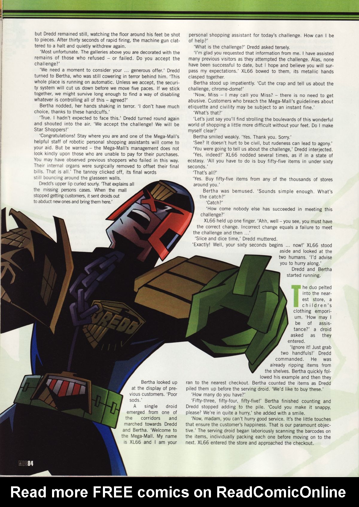 Read online Judge Dredd Megazine (Vol. 5) comic -  Issue #206 - 84
