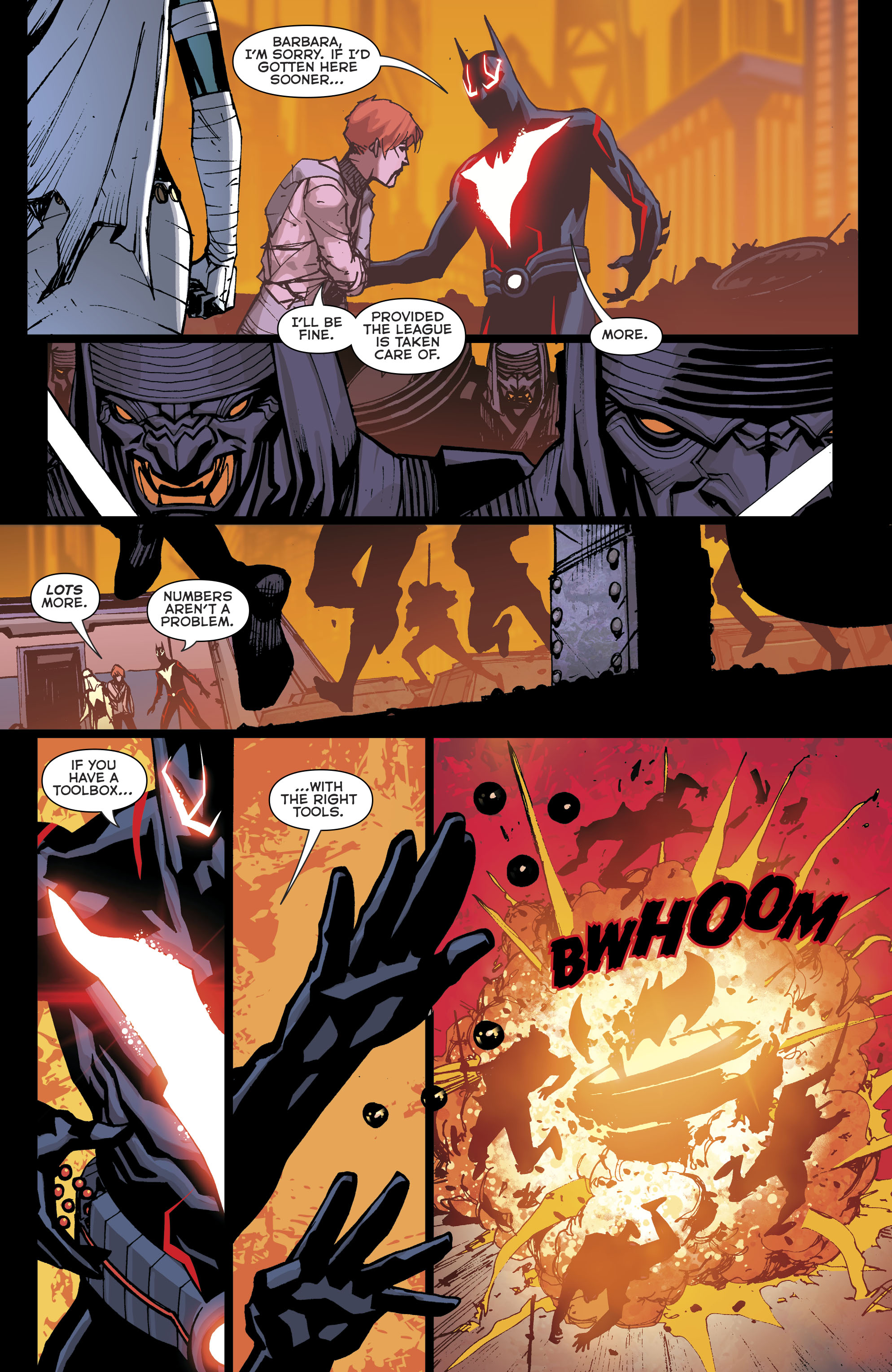 Read online Batman Beyond (2016) comic -  Issue #7 - 18