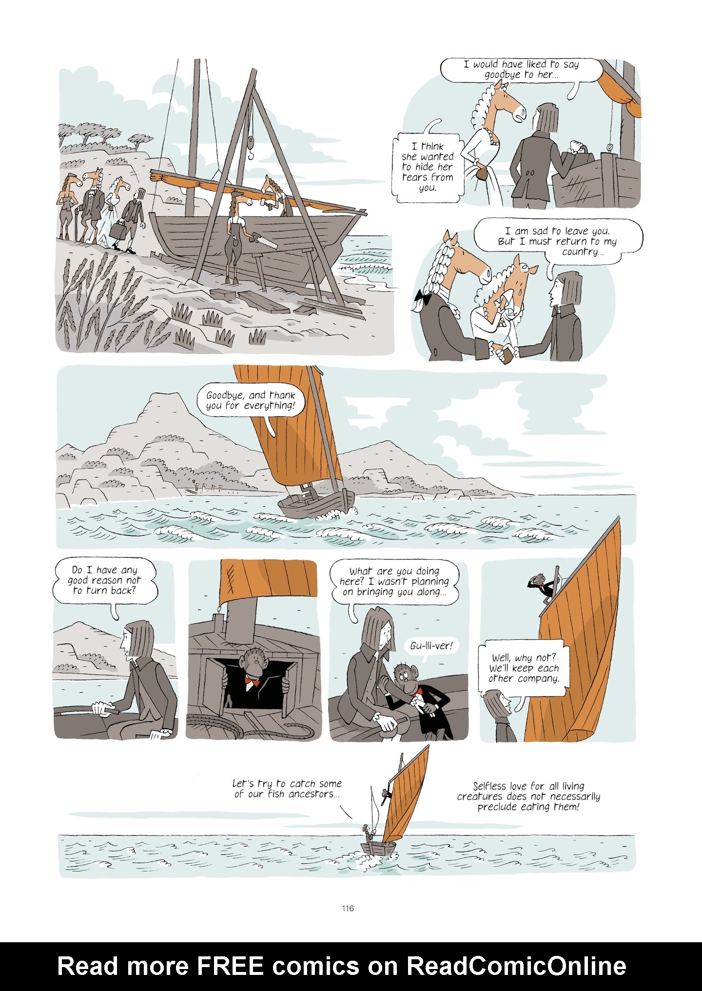 Read online Evolution, Darwin, God, and the Horse-People comic -  Issue # TPB - 115