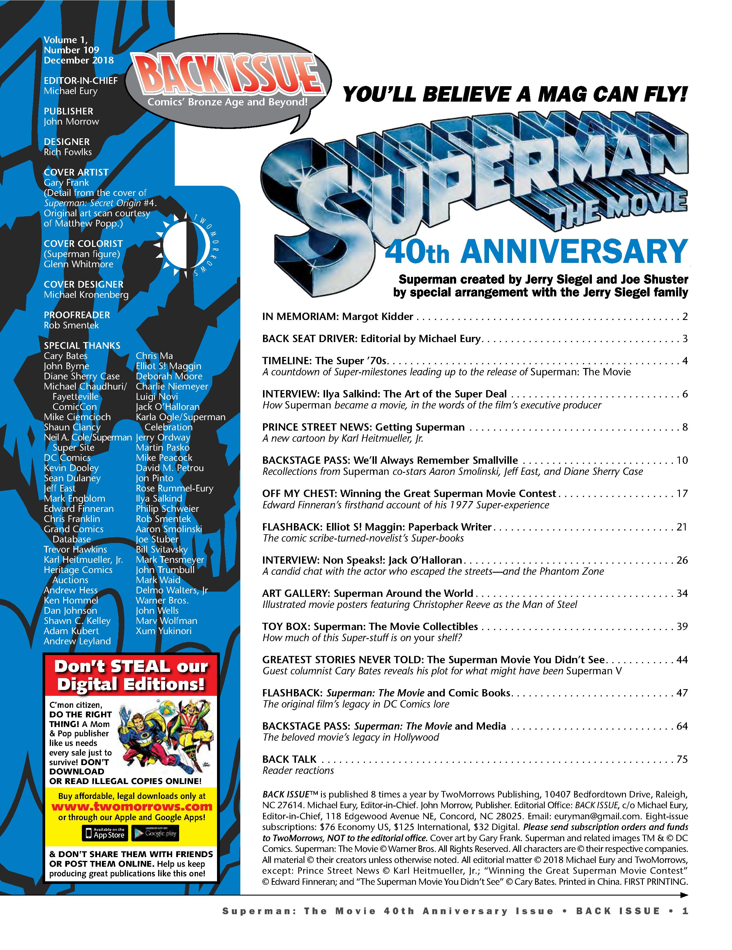 Read online Back Issue comic -  Issue #109 - 3