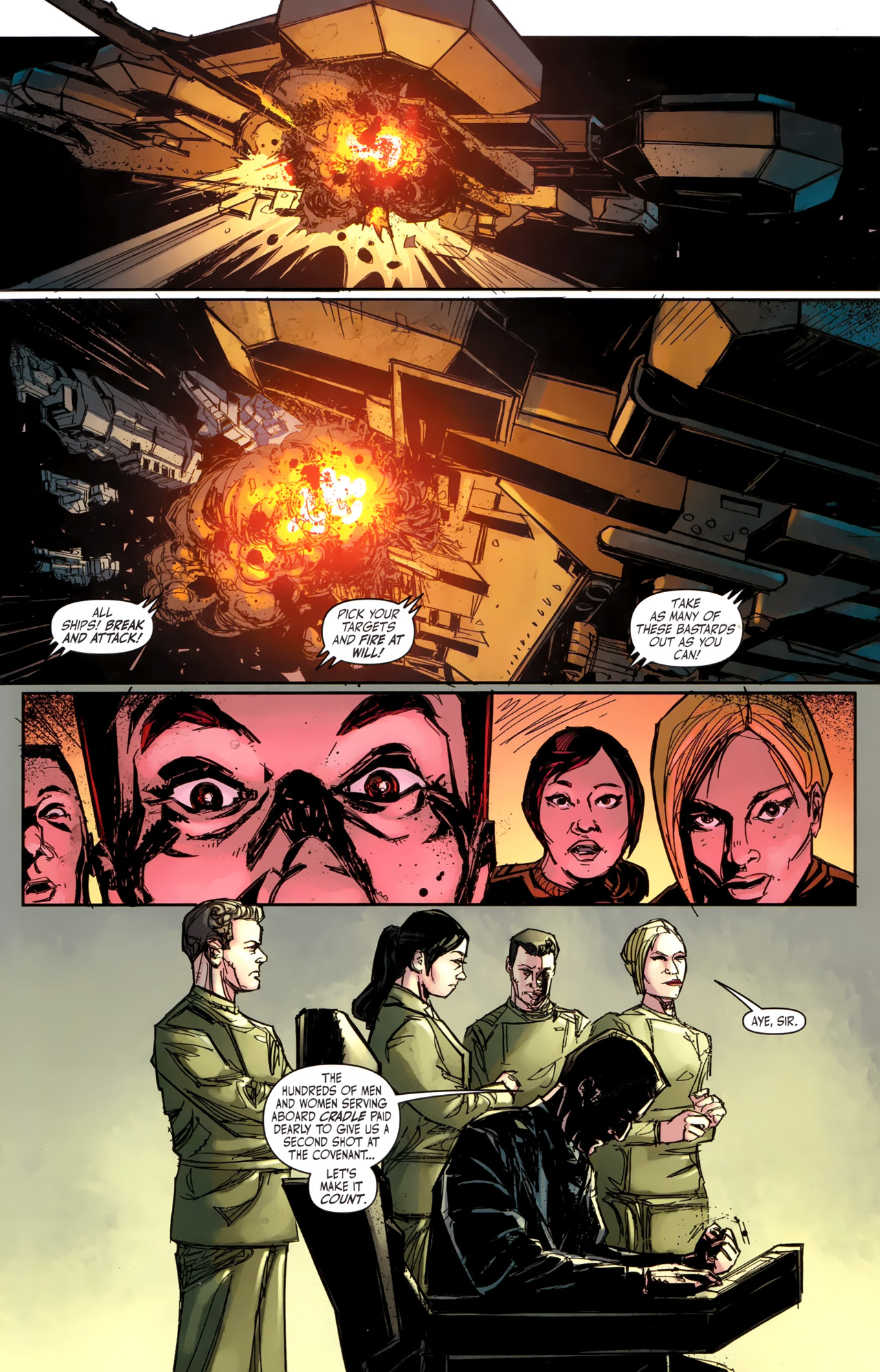 Read online Halo: Fall Of Reach - Covenant comic -  Issue #3 - 13