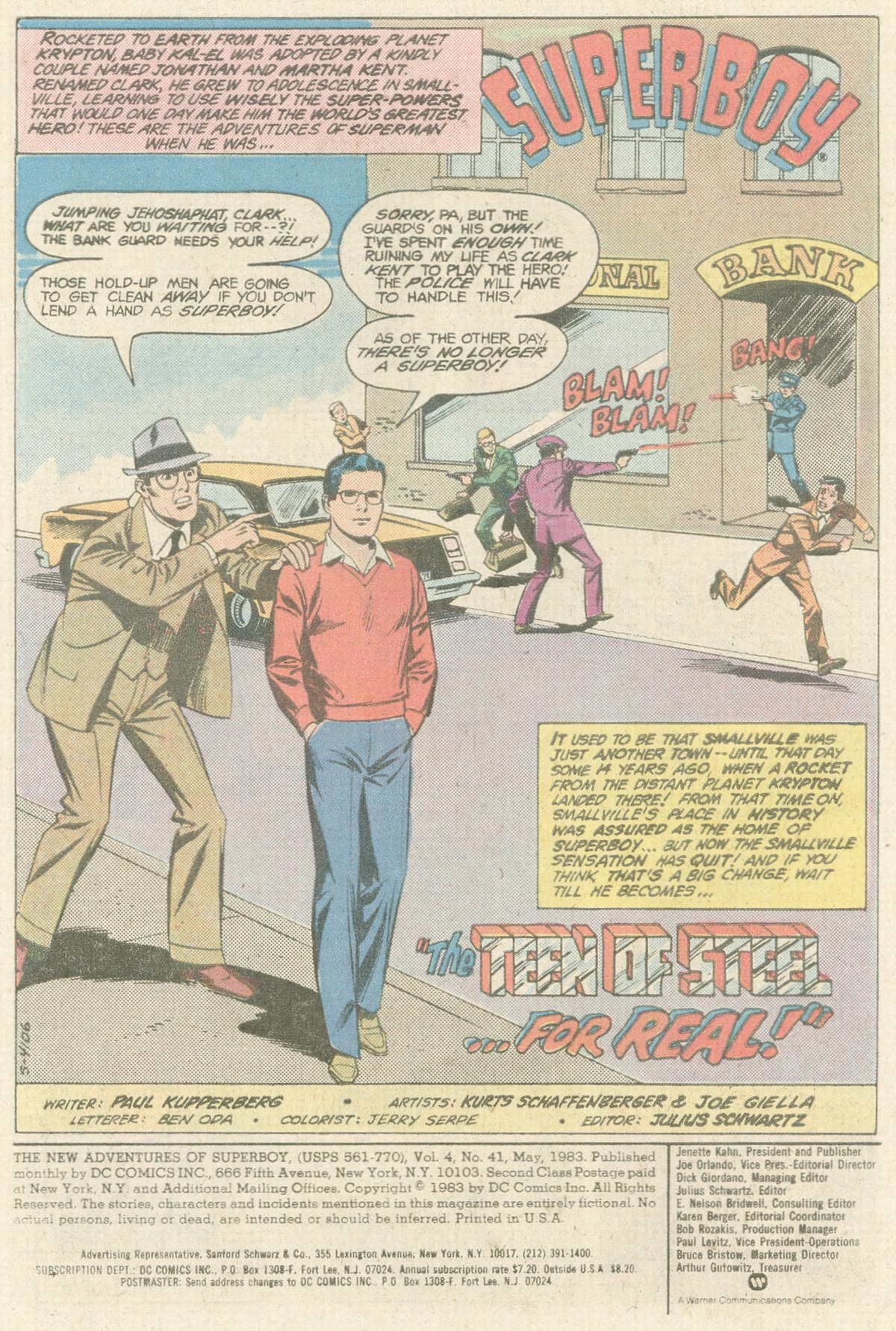 Read online The New Adventures of Superboy comic -  Issue #41 - 2