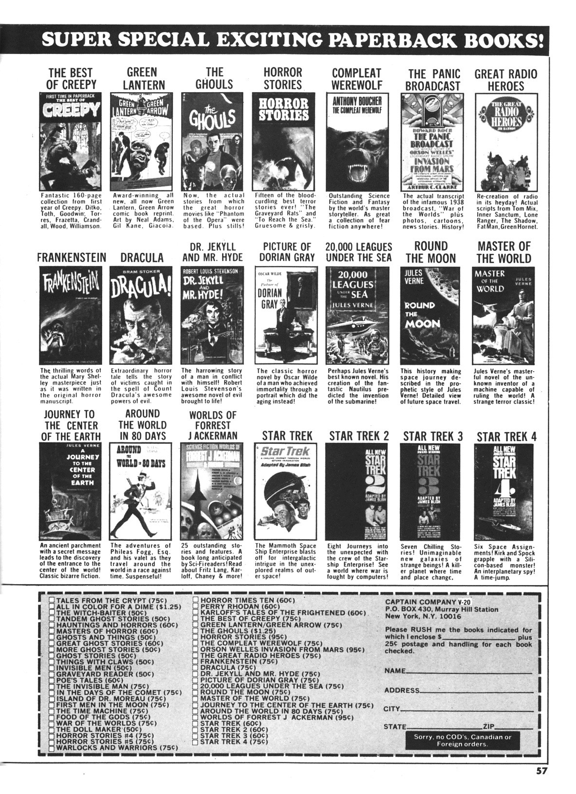 Read online Vampirella (1969) comic -  Issue #20 - 57
