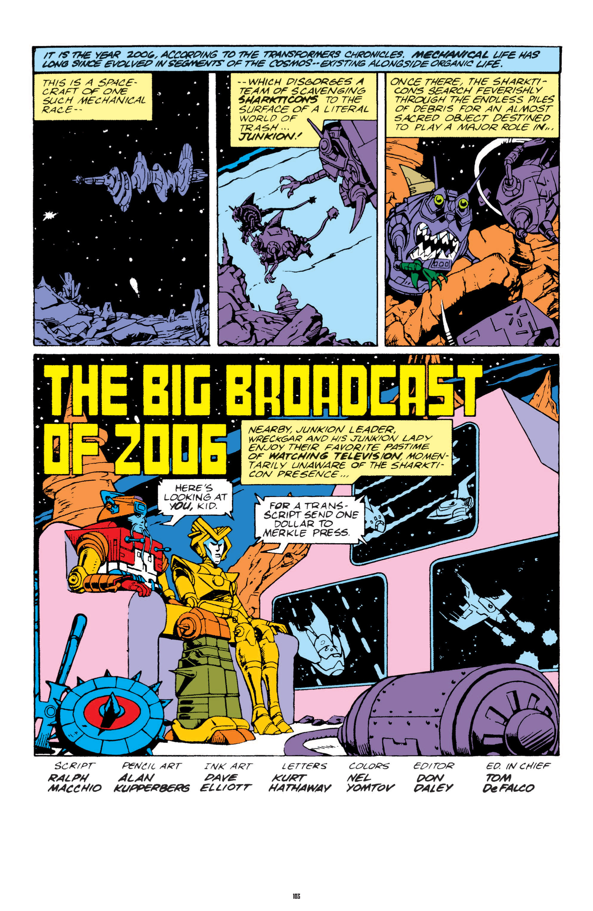 Read online The Transformers Classics comic -  Issue # TPB 4 - 104