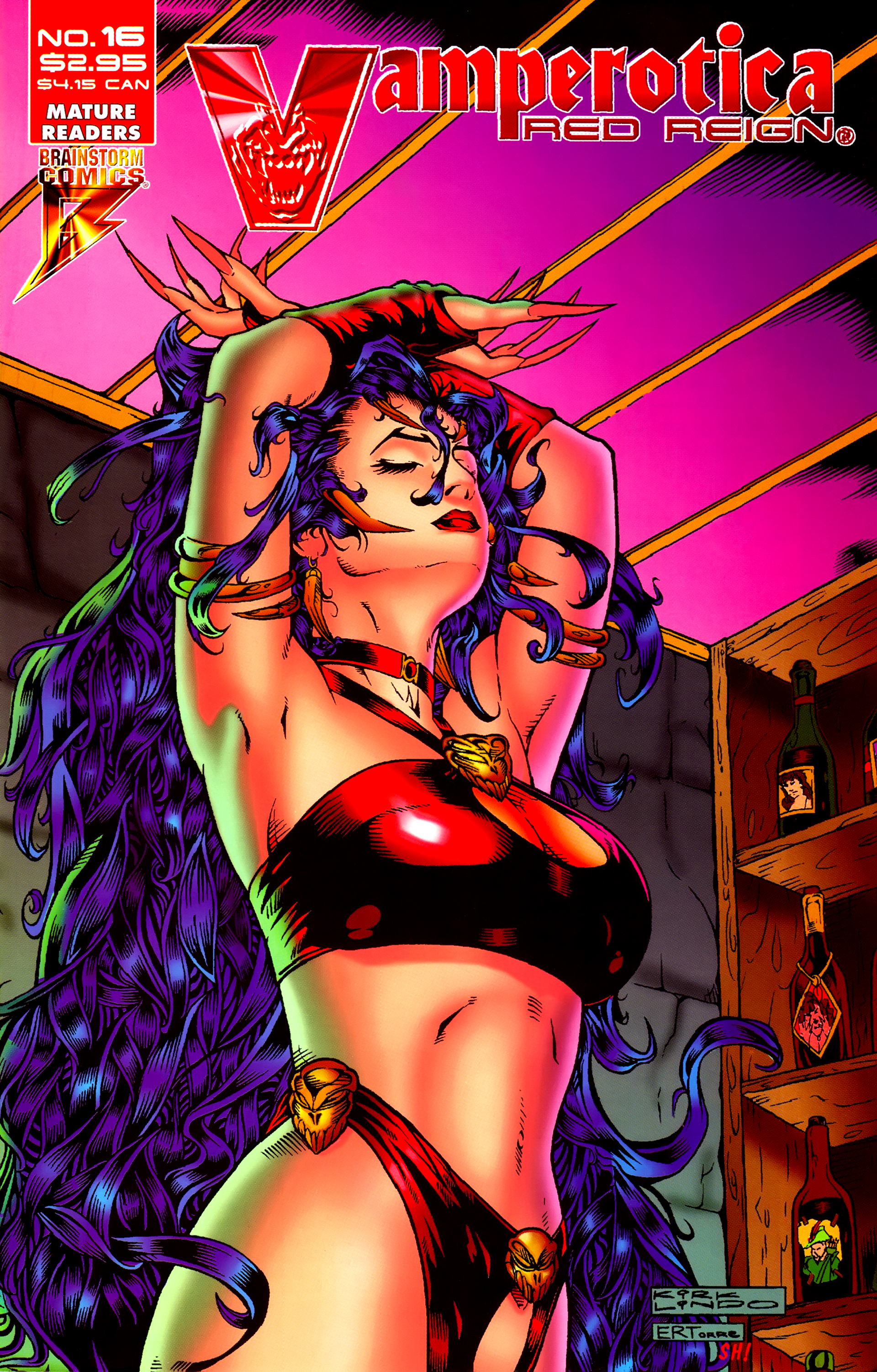 Read online Vamperotica comic -  Issue #16 - 1