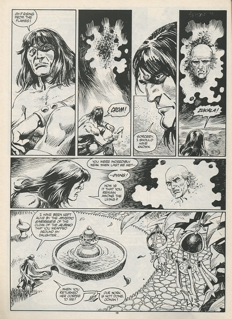 Read online The Savage Sword Of Conan comic -  Issue #189 - 20