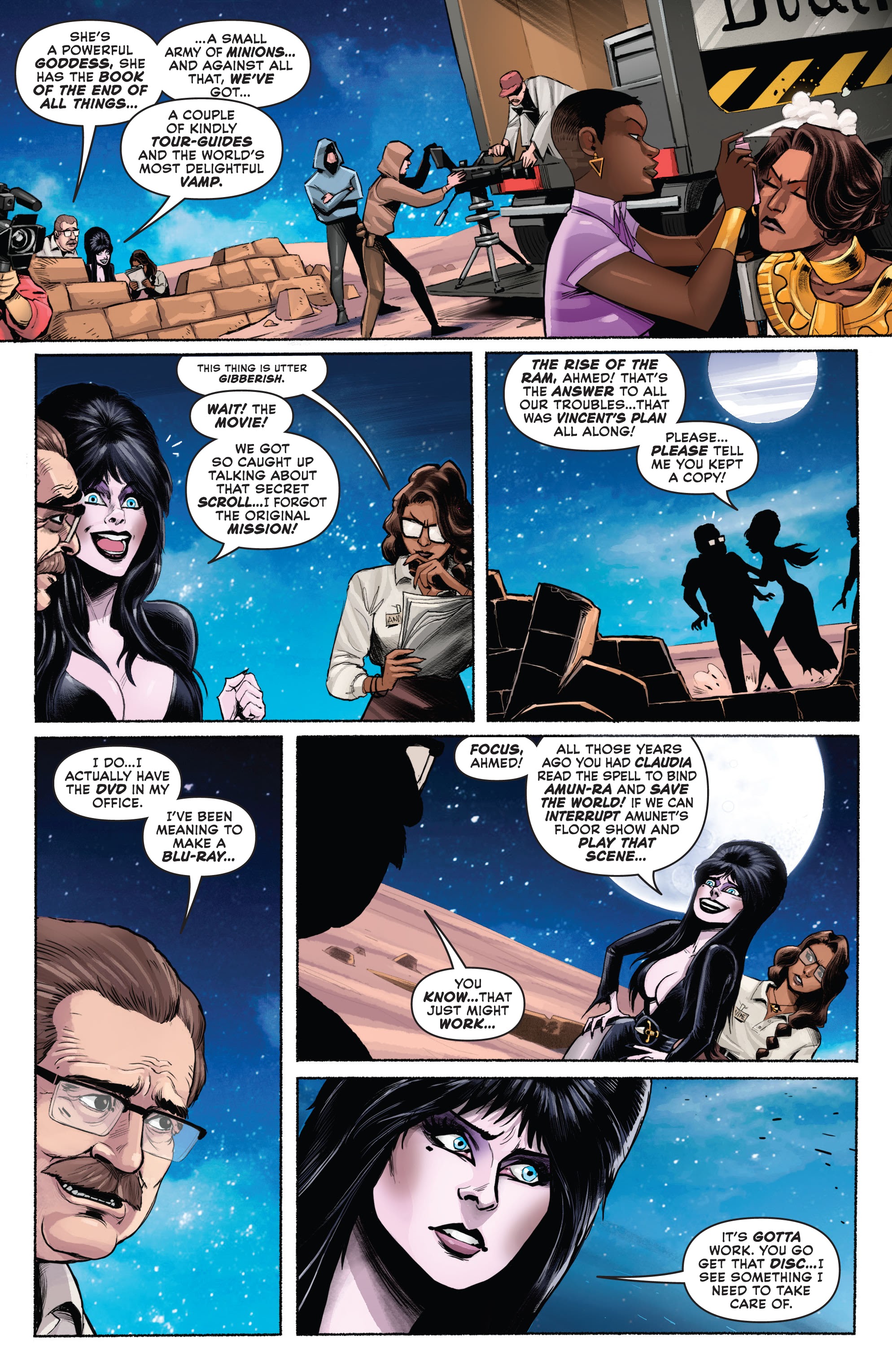 Read online Elvira Meets Vincent Price comic -  Issue #4 - 8