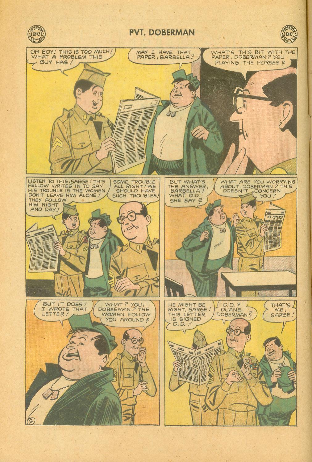 Read online Sgt. Bilko's Pvt. Doberman comic -  Issue #3 - 4