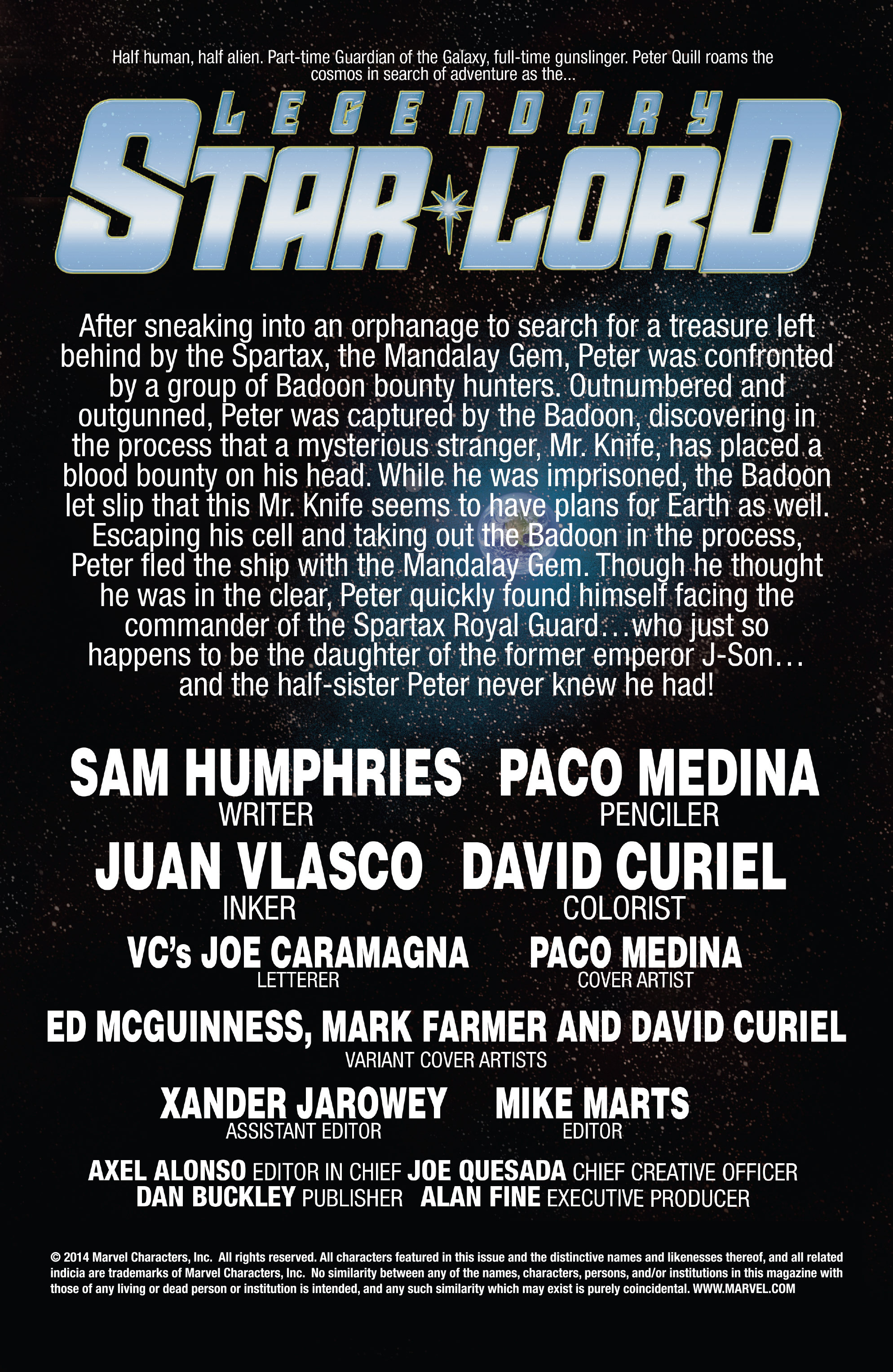 Read online Legendary Star-Lord comic -  Issue #2 - 2