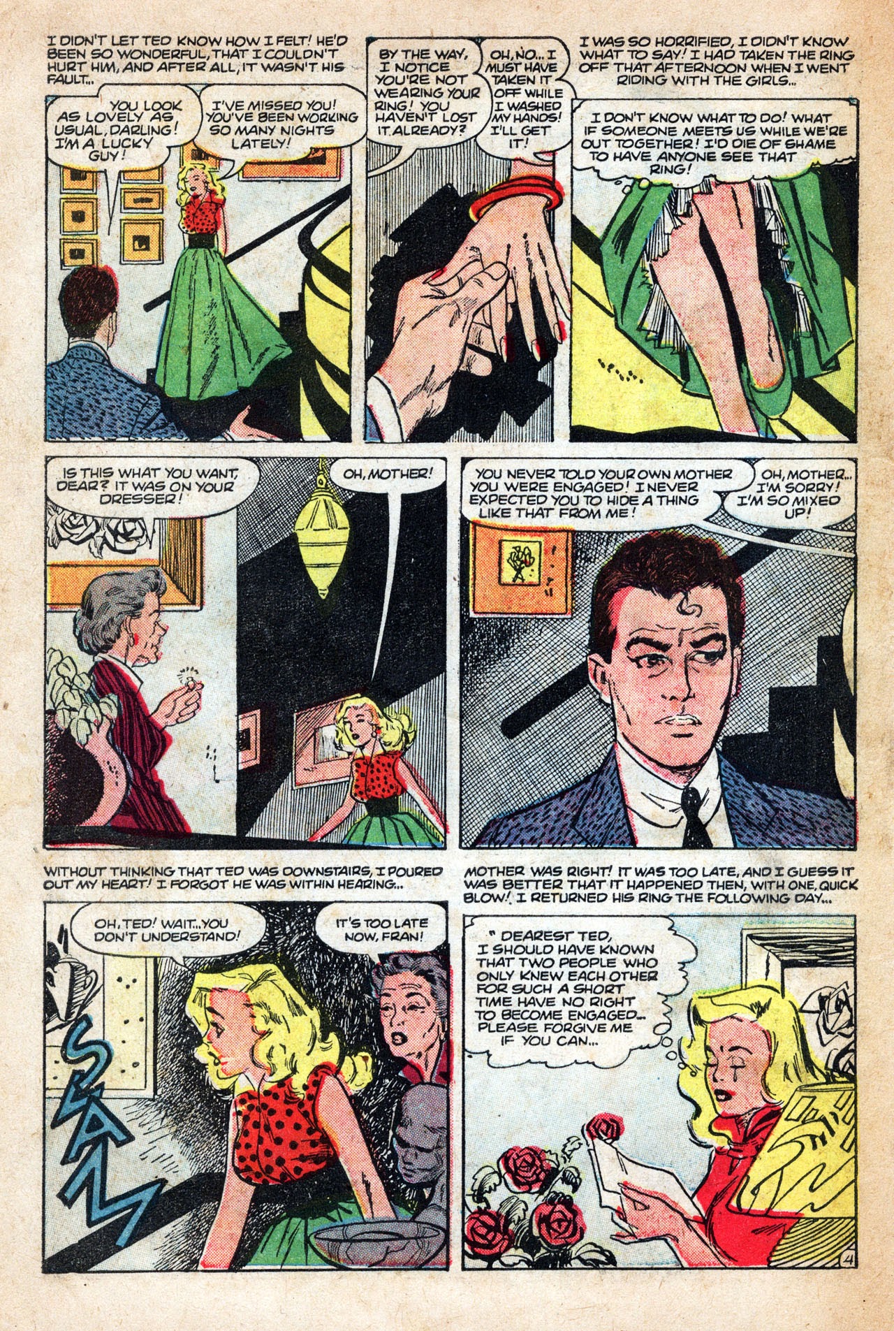 Read online Secret Story Romances comic -  Issue #10 - 6