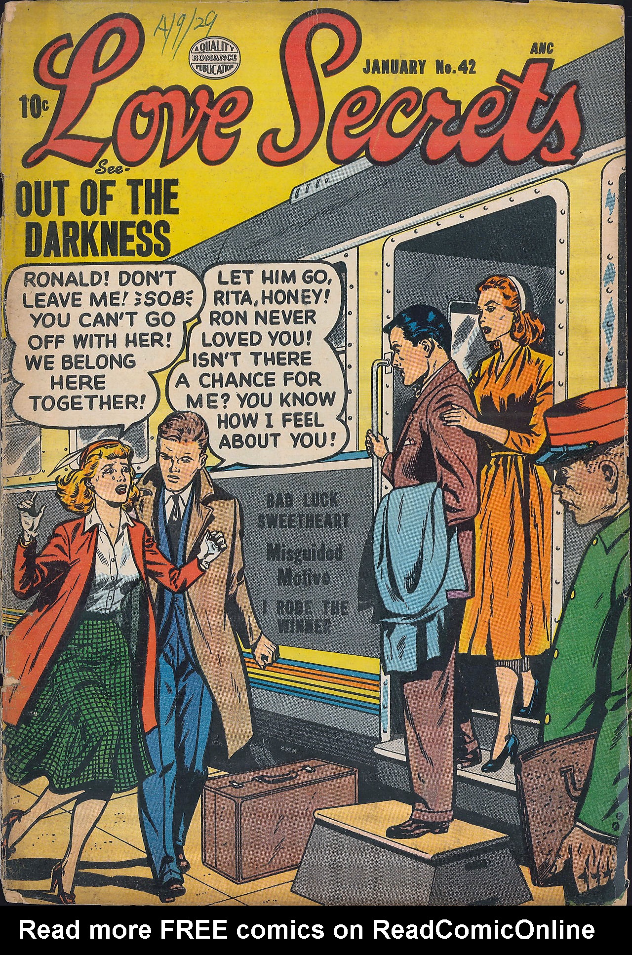 Read online Love Secrets (1953) comic -  Issue #42 - 1