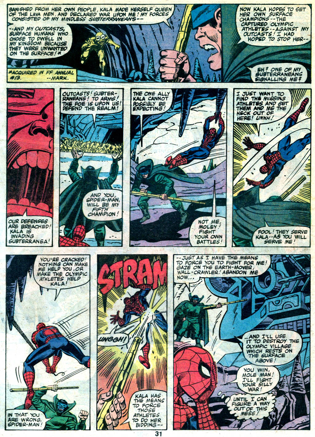 Read online Marvel Treasury Edition comic -  Issue #25 - 30
