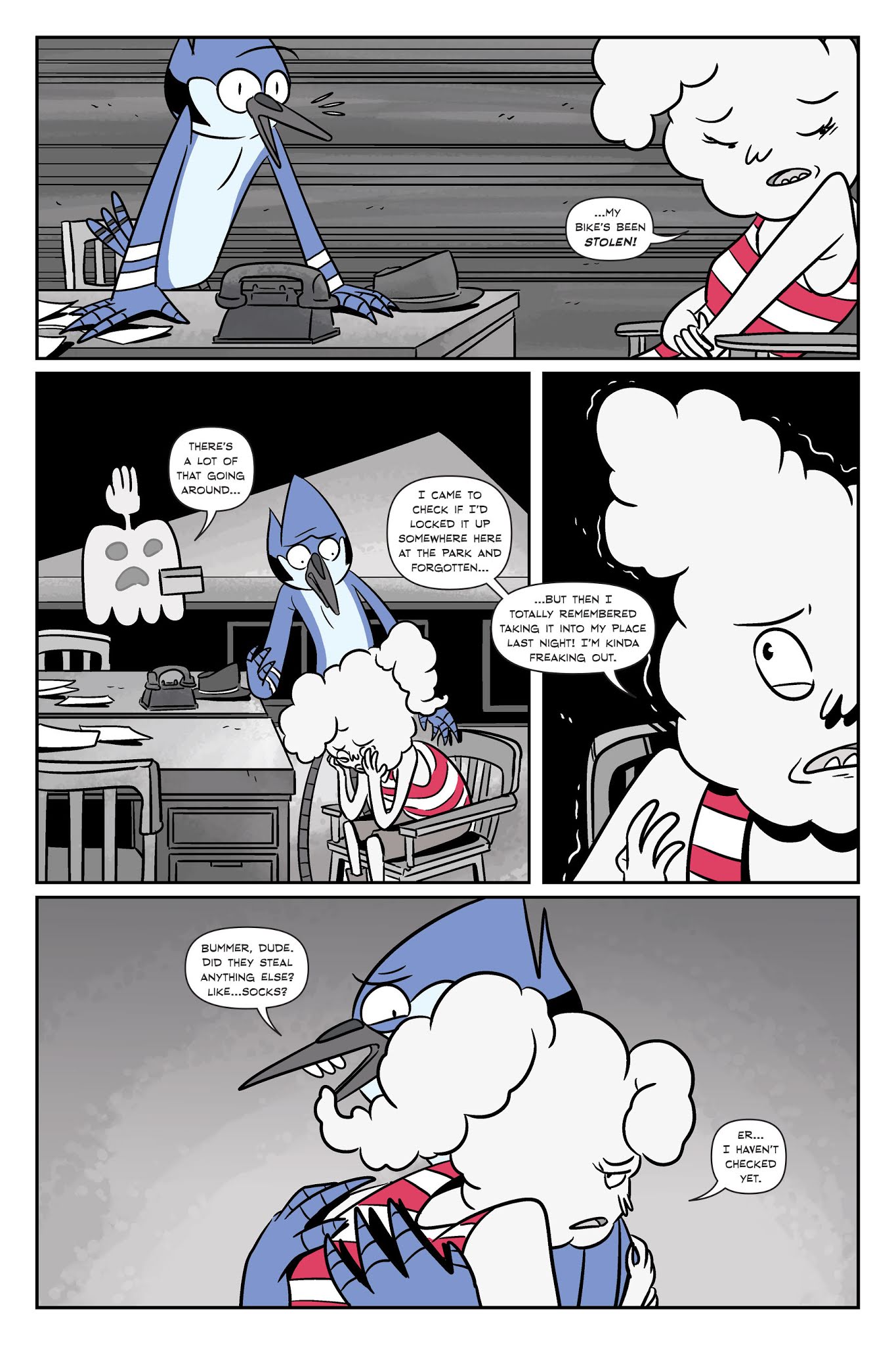 Read online Regular Show: Noir Means Noir, Buddy comic -  Issue # TPB (Part 1) - 36