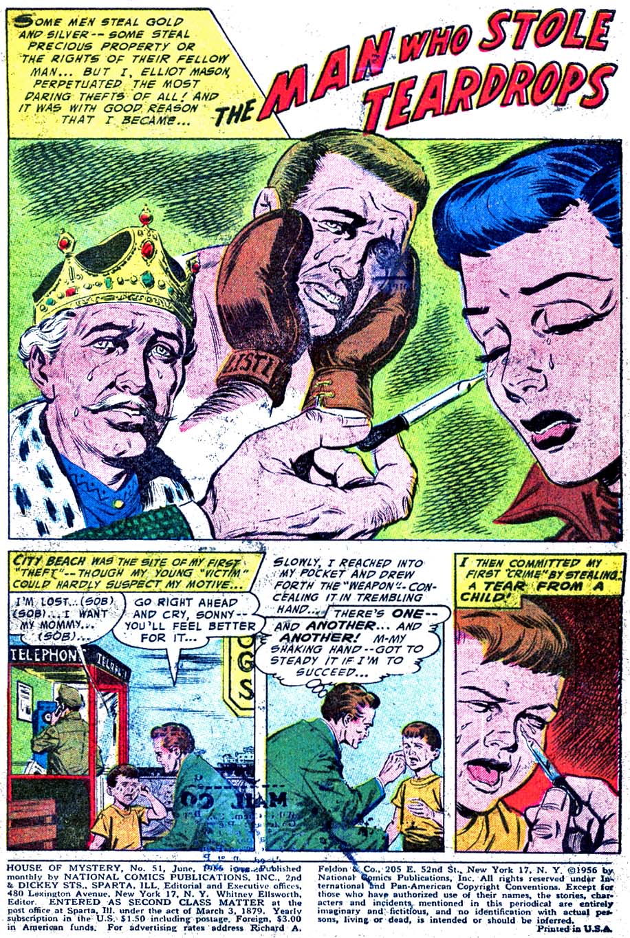 Read online House of Mystery (1951) comic -  Issue #51 - 3