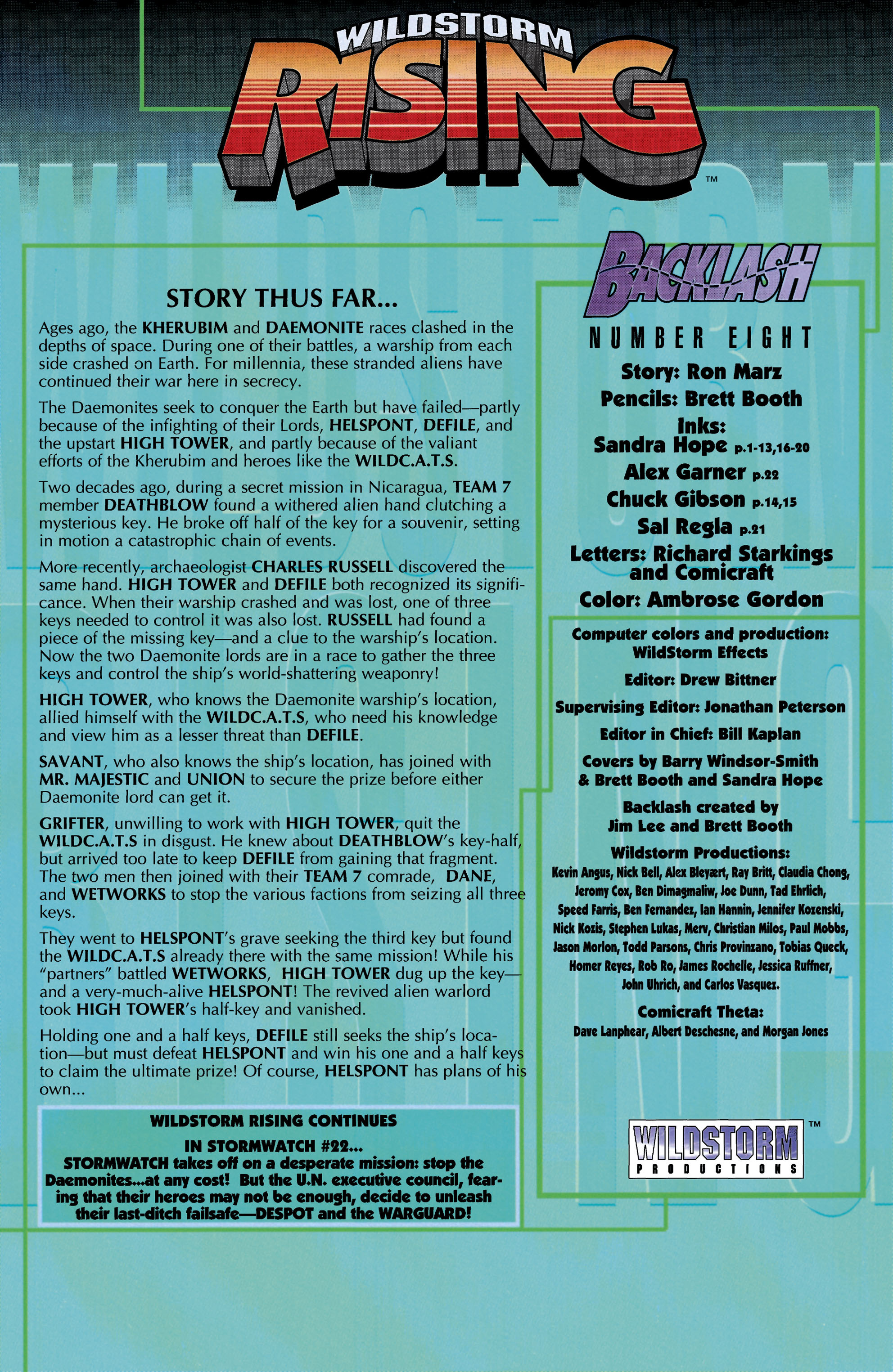 Read online Backlash comic -  Issue #8 - 23